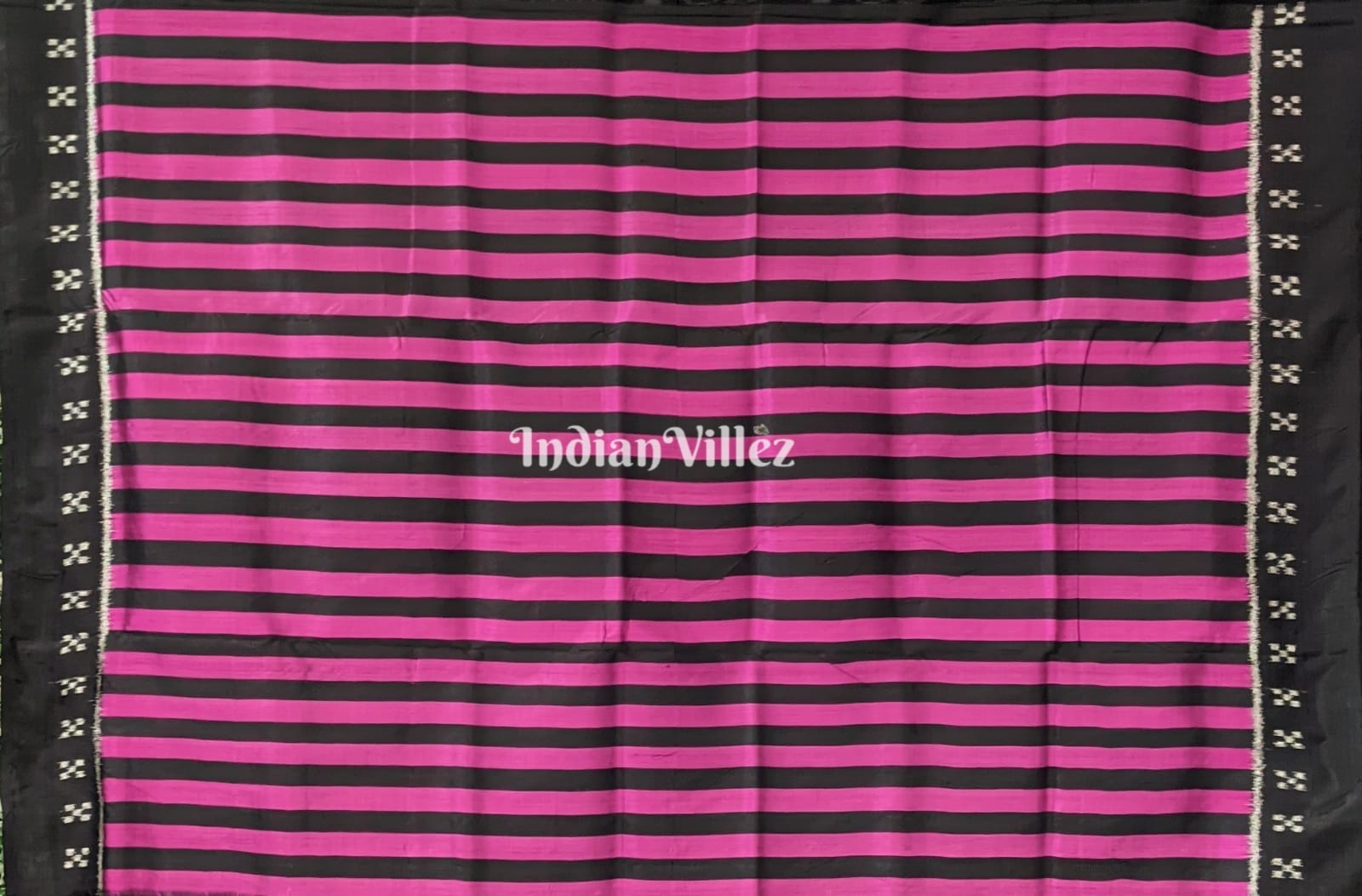 Wine Color Swastika & Flower Border Paspali Contemporary Silk Saree