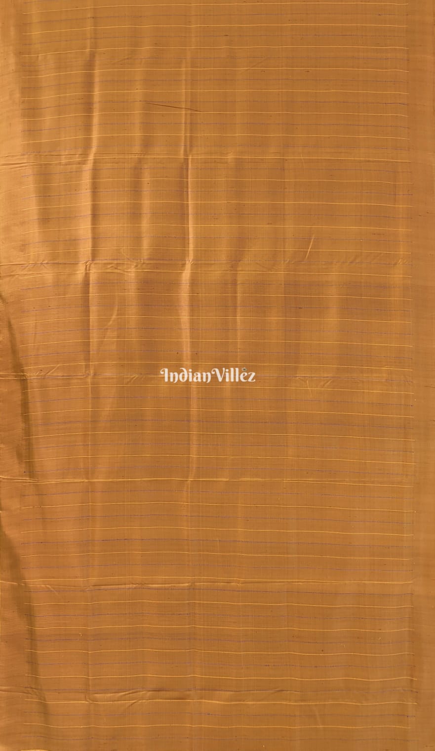 Golden Contemporary Khandua Silk Saree with Tarabali Theme Anchal 