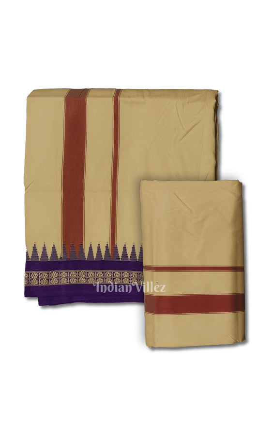 Exclusive Turmeric Yellow Odisha Handloom Sambalpuri Dhoti 