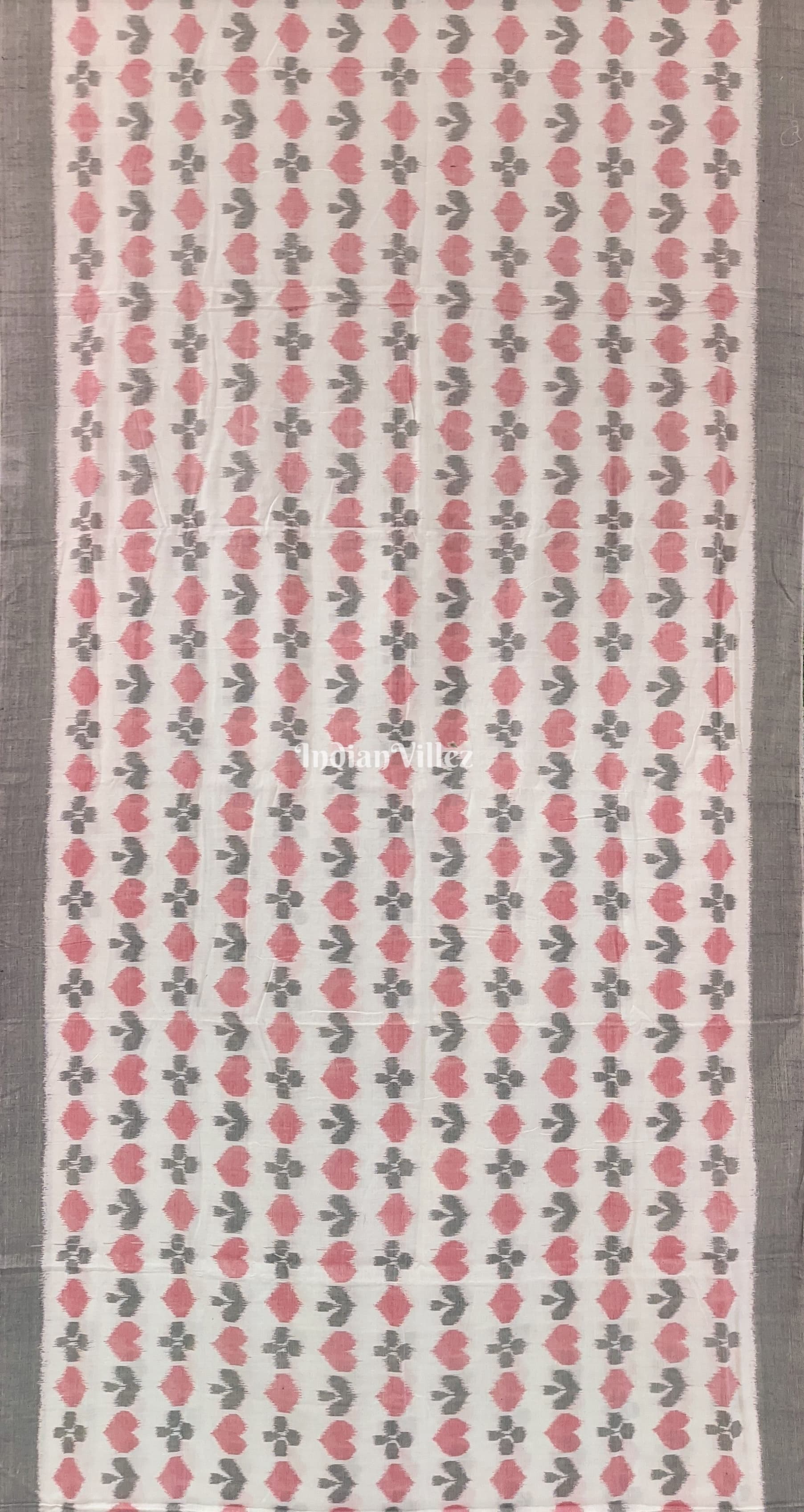 Playing Card Design Odisha Ikat Sambalpuri Pure Cotton Saree