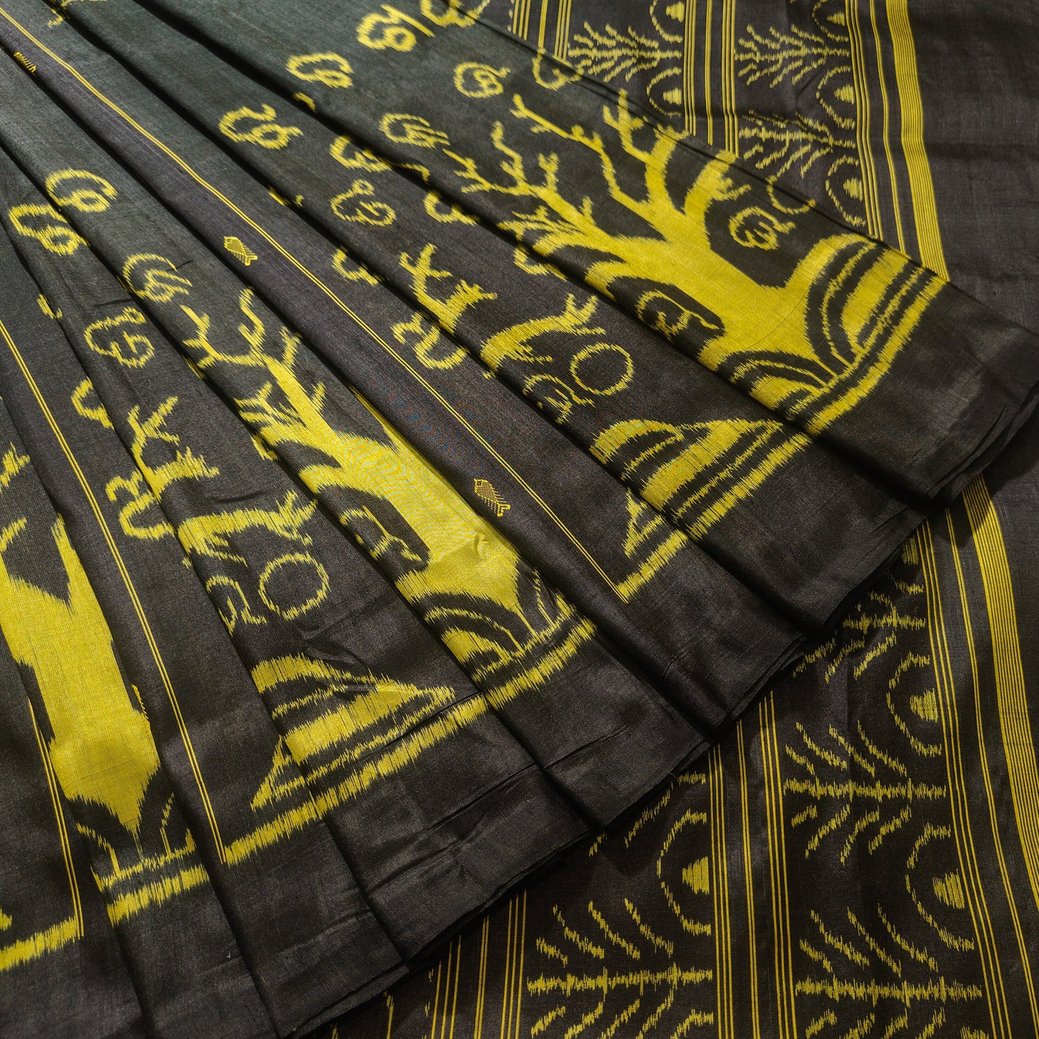 Odisha Ikat Contemporary Silk Saree