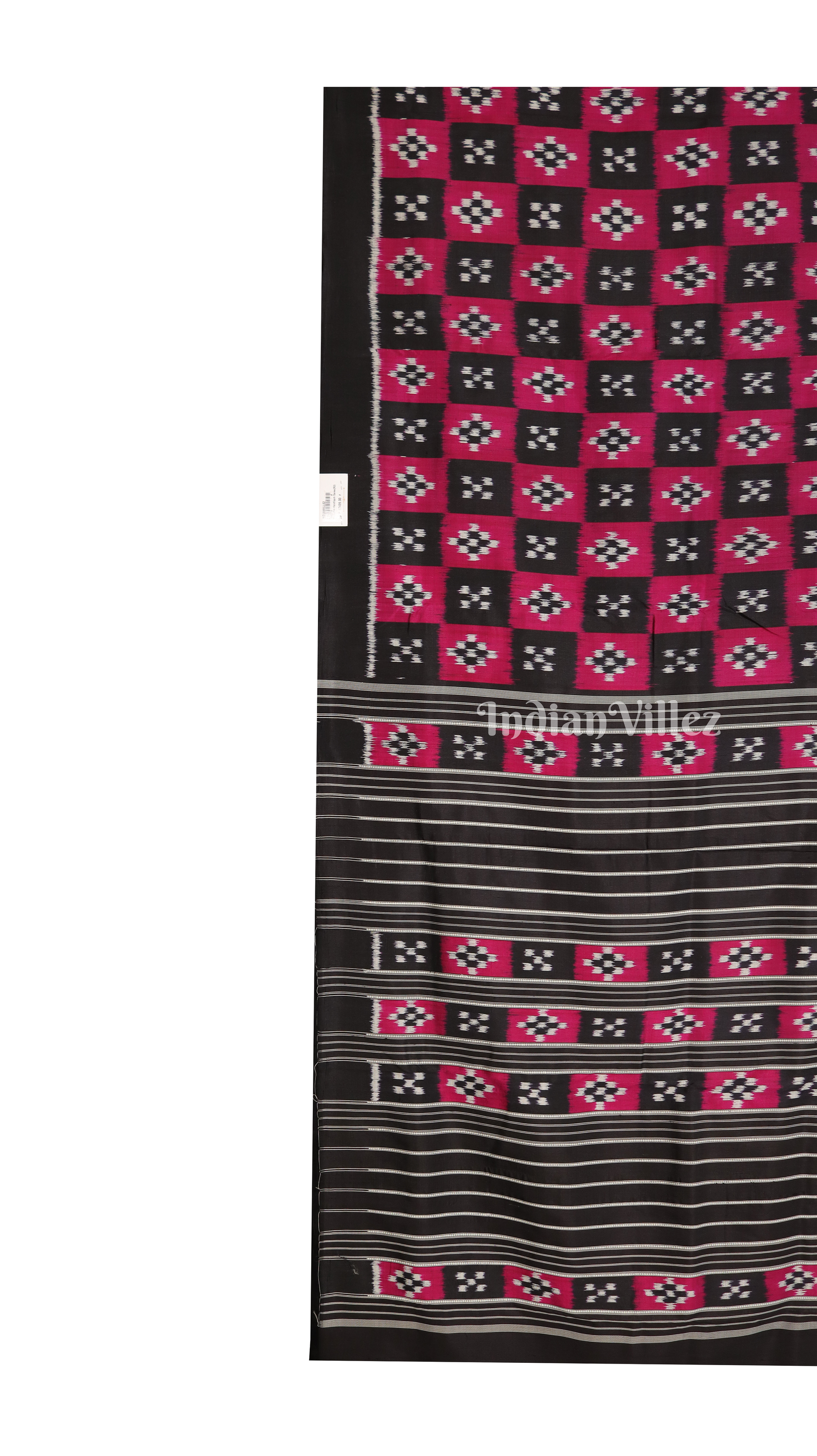 Rani Black Designer Pasapali Contemporary Silk Saree