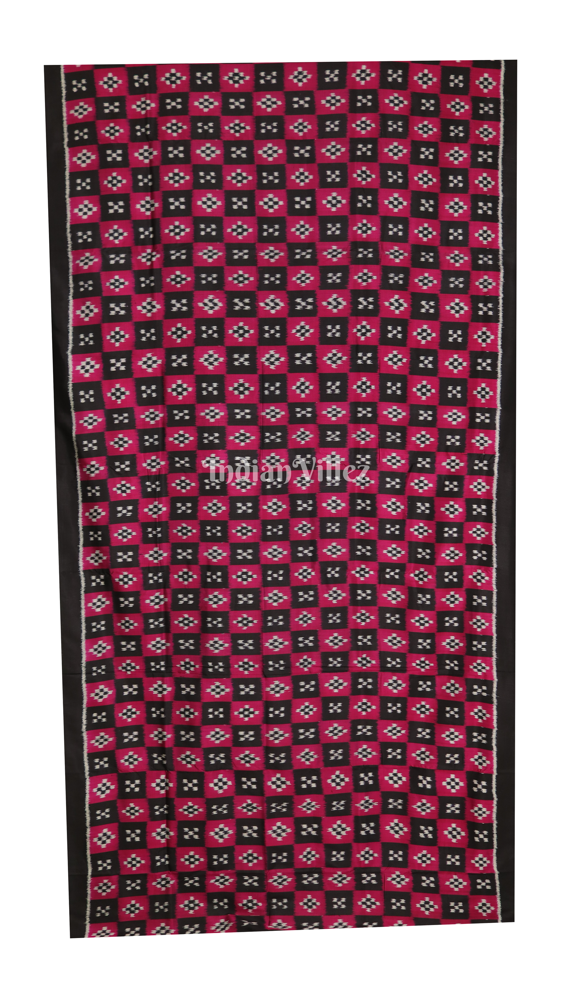Rani Black Designer Pasapali Contemporary Silk Saree