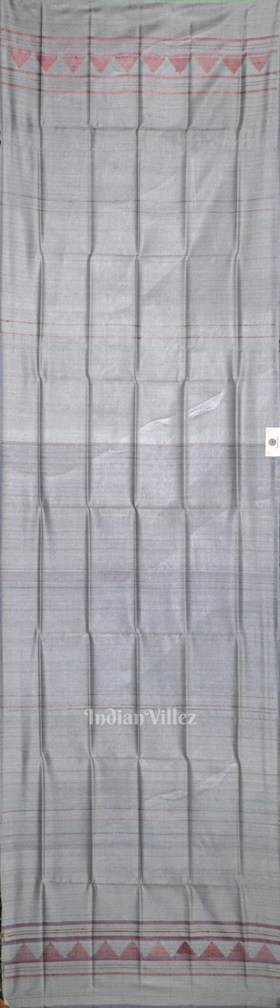 Cement Grey Pure Gopalpur Tussar Silk Stole 
