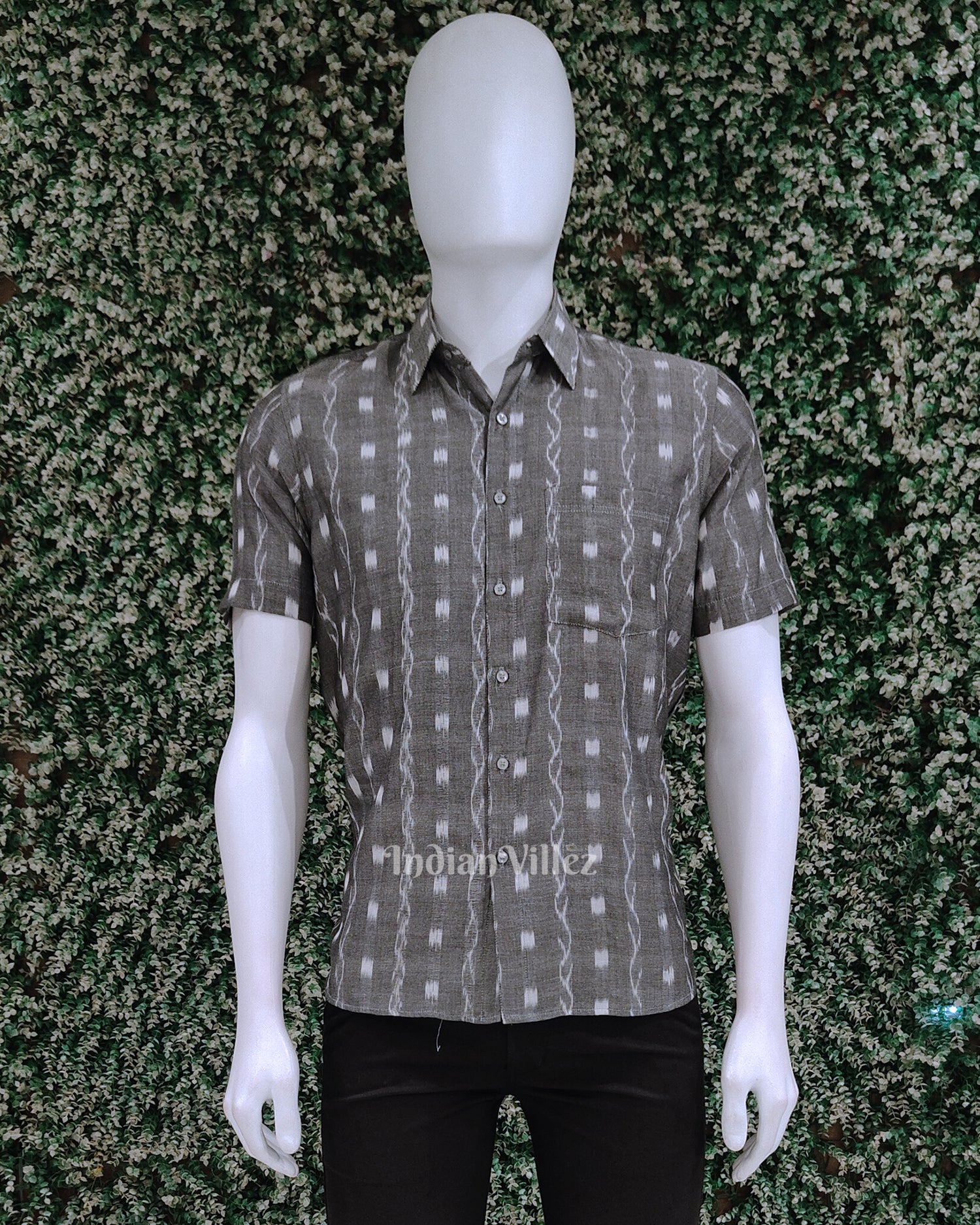 Handwoven Sambalpuri Ikat Men's Shirt