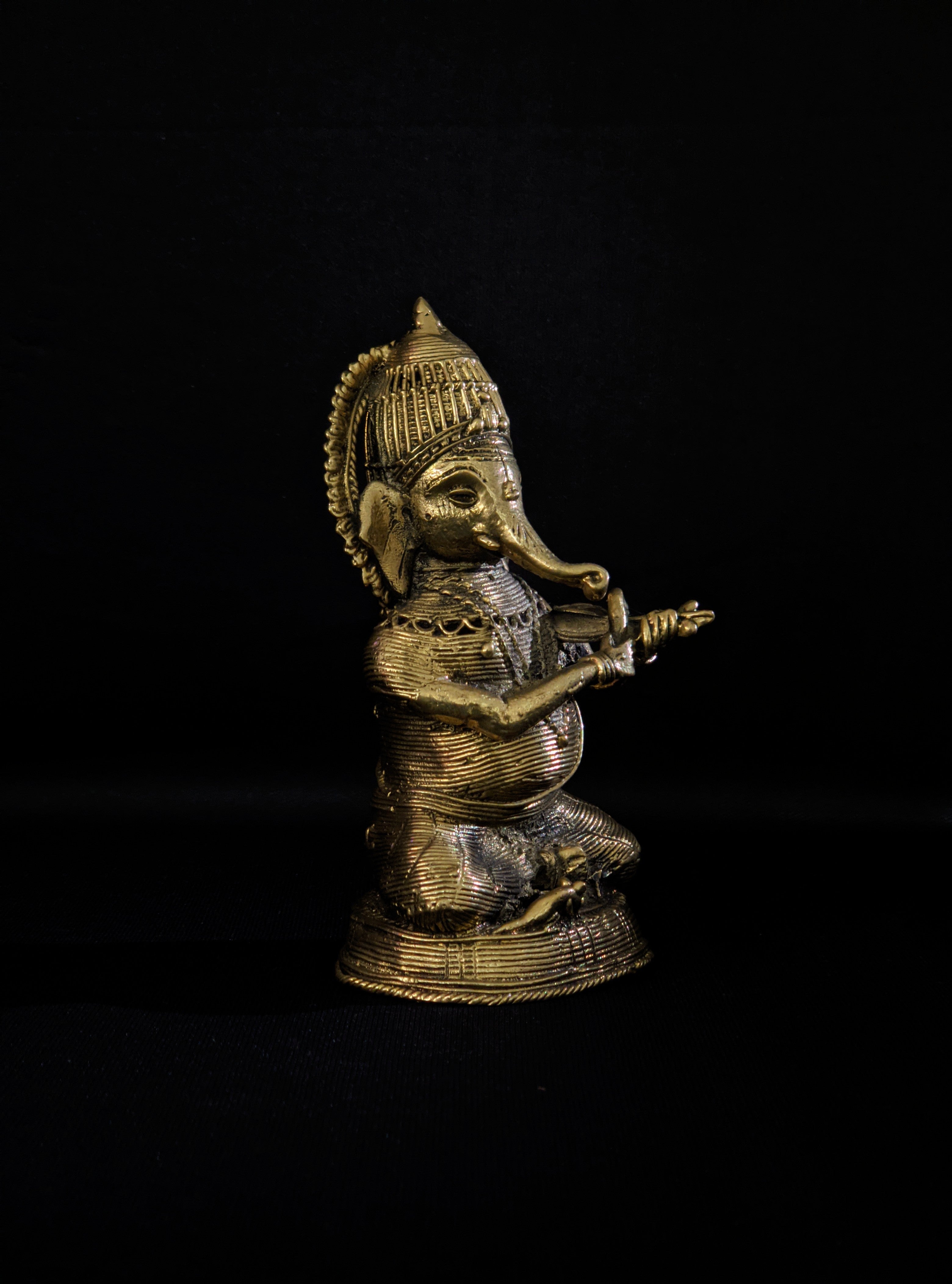 Dhokra Craft  - Sitting Ganesh