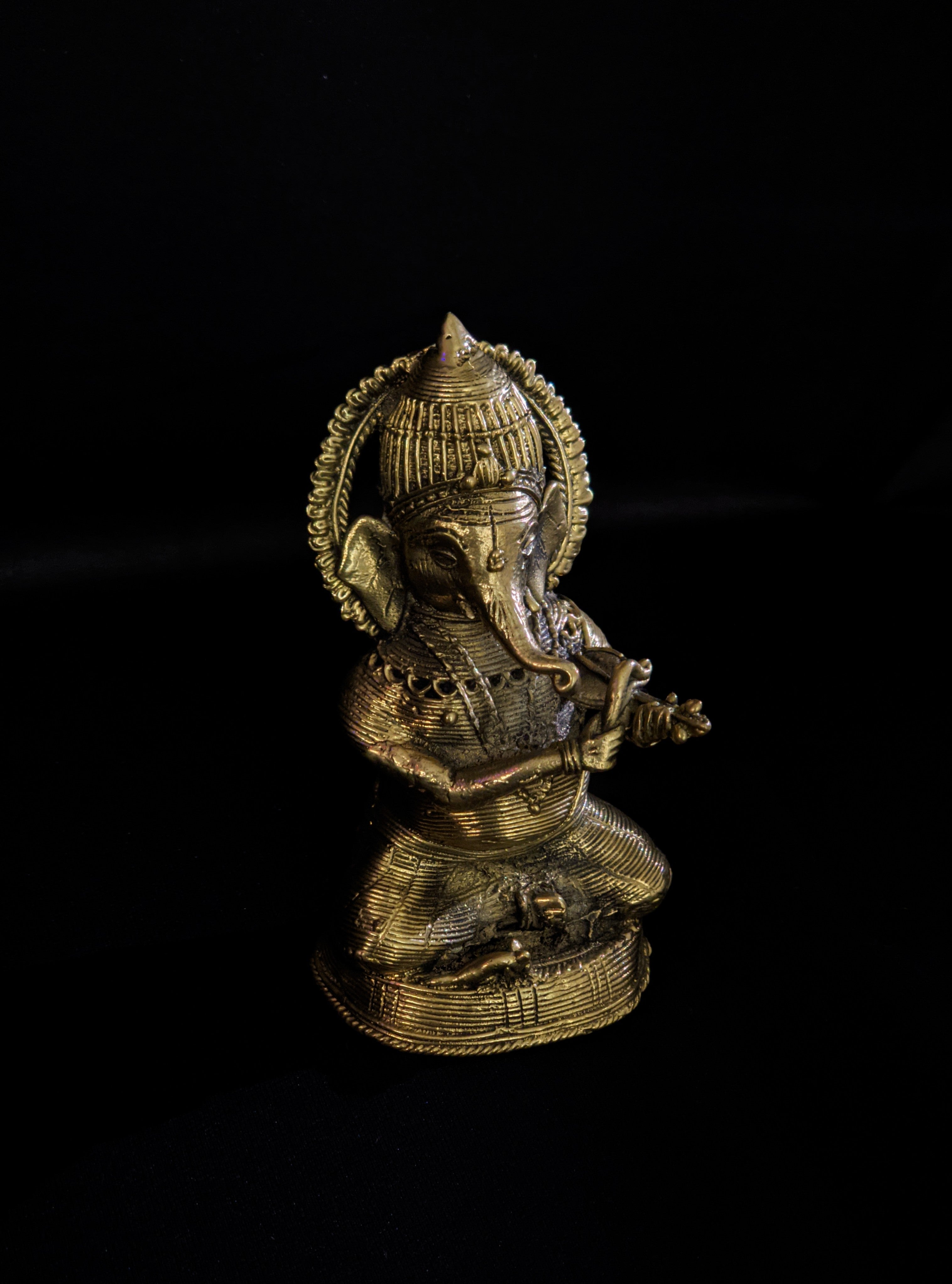 Dhokra Craft  - Sitting Ganesh