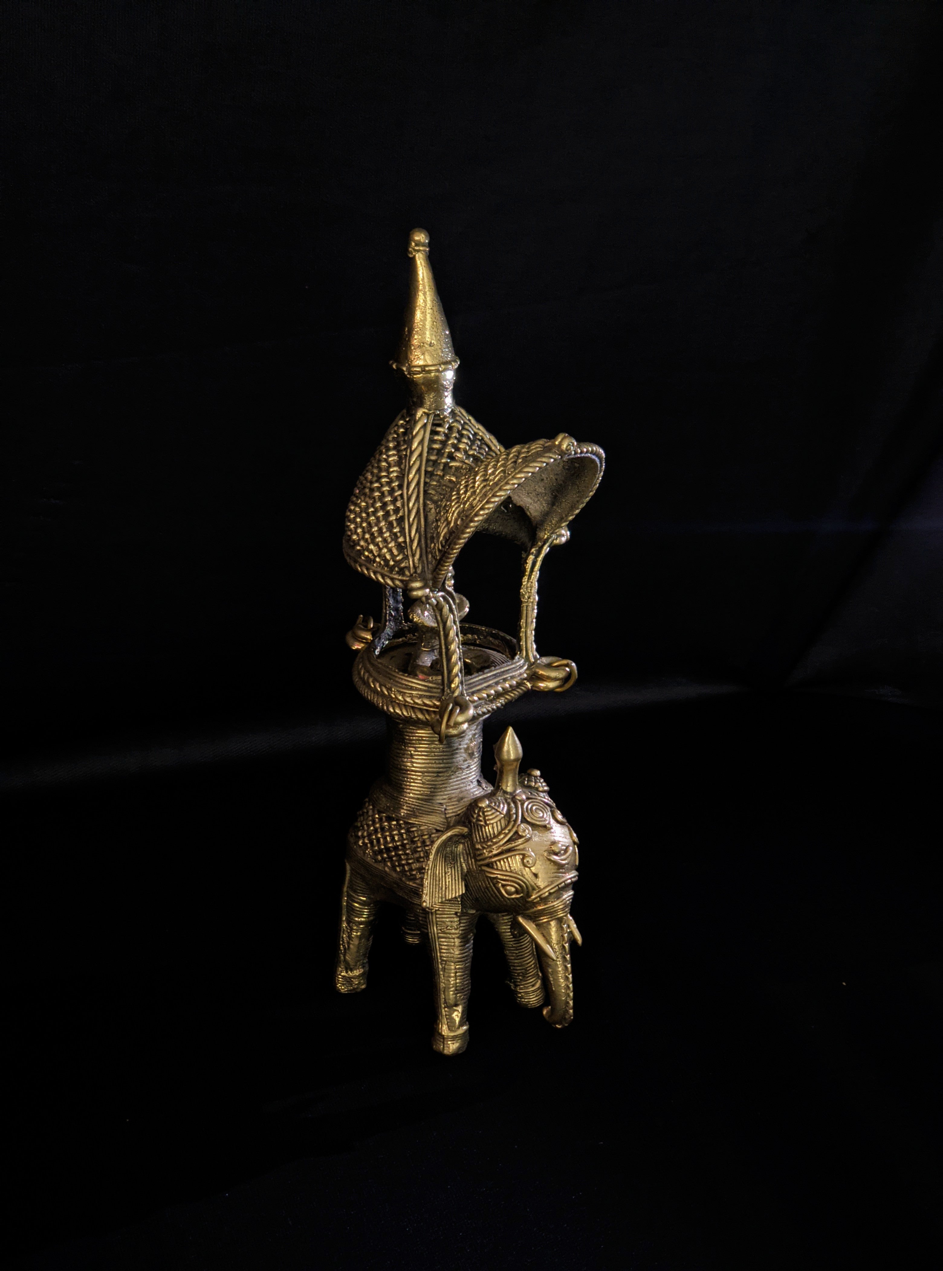 Dhokra Elephant Sabari Metal Craft