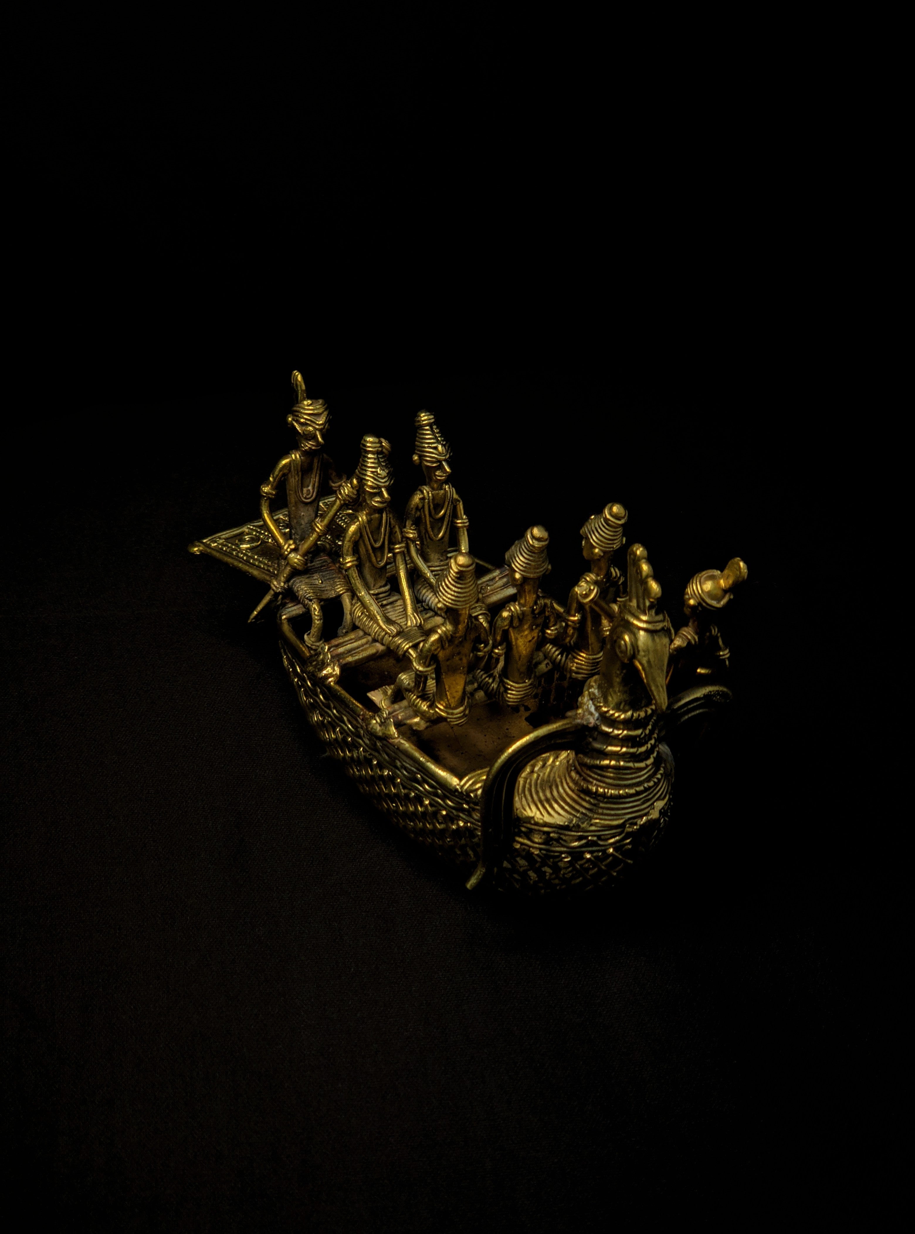 Dhokra Handcrafted Ancient Maritime Boat