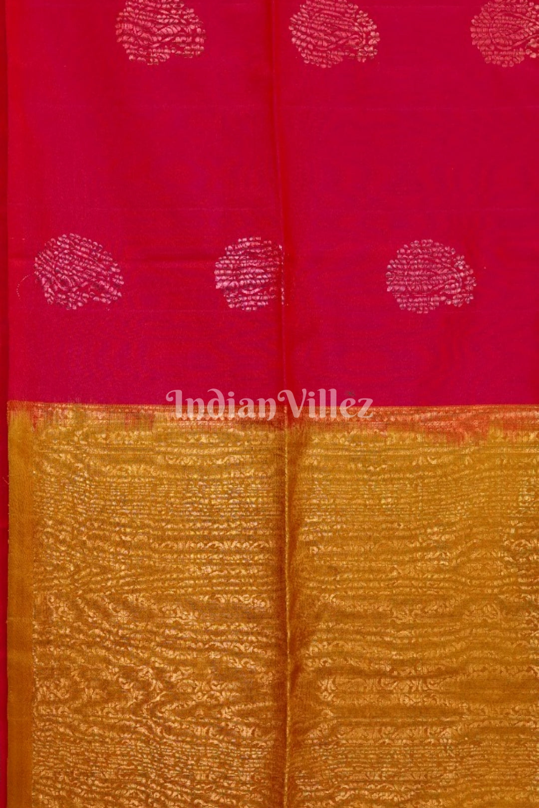 Pink With Golden Pure Kanjivaram Silk Saree 