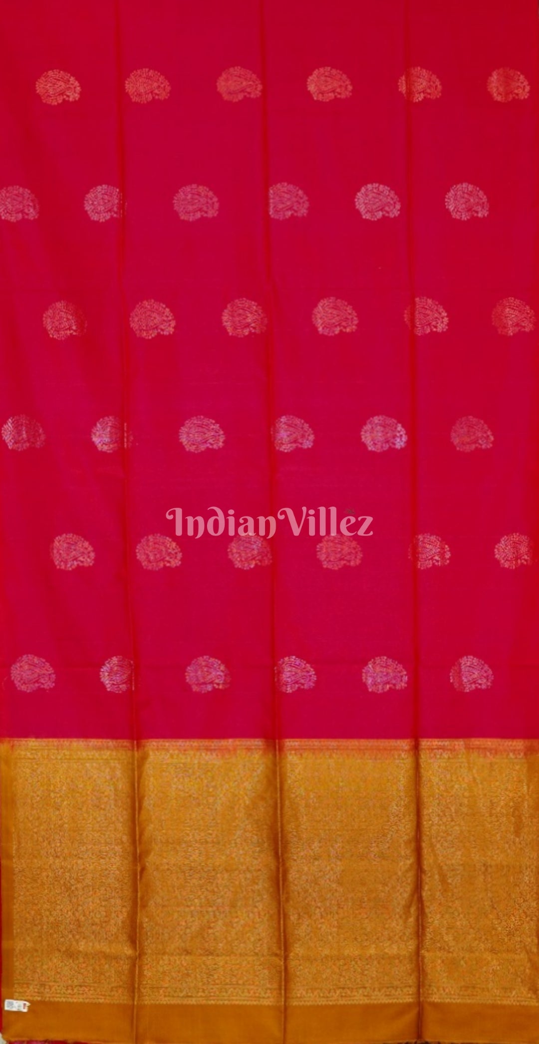 Pink With Golden Pure Kanjivaram Silk Saree 