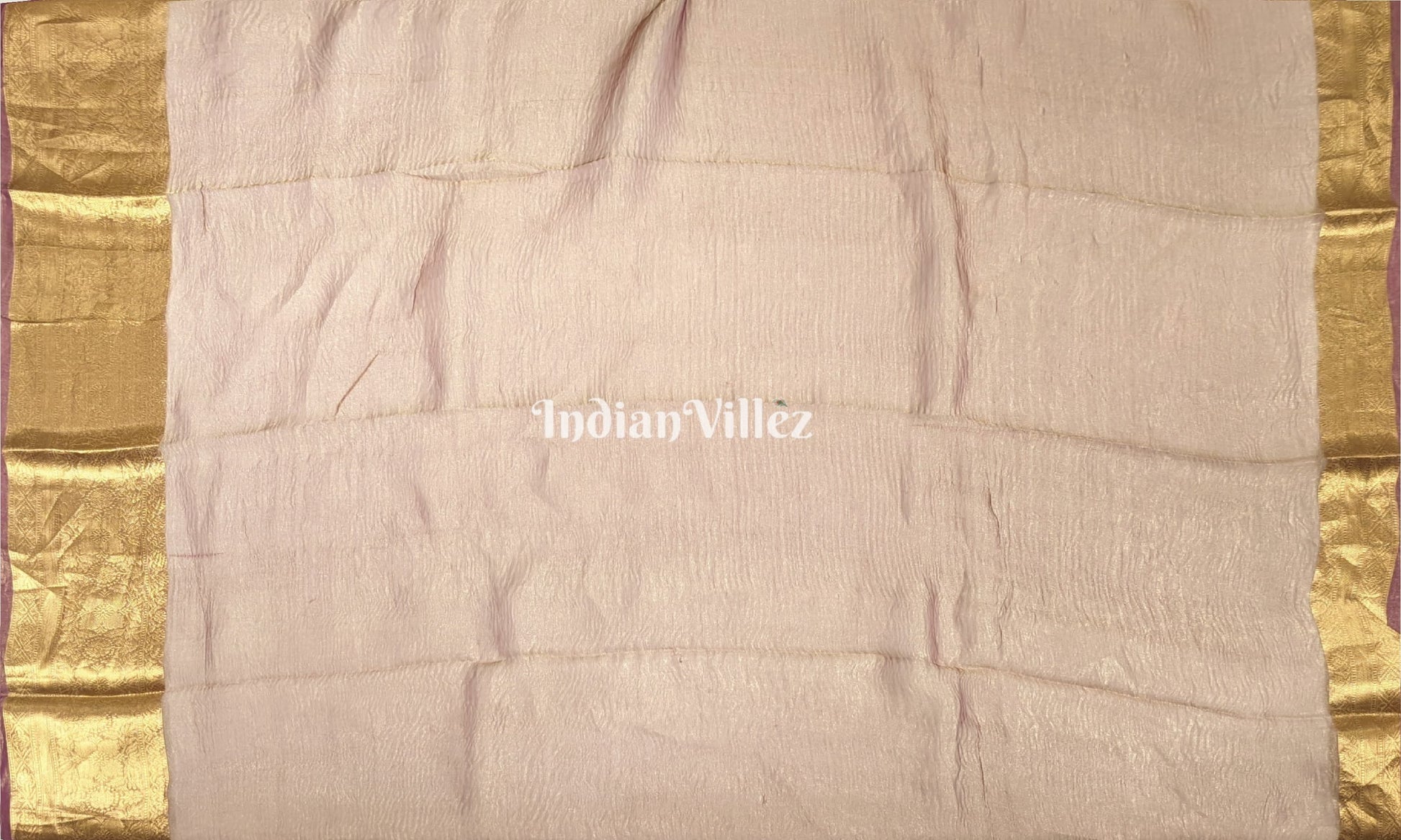 Wine Golden Zari Woven  Banarasi Tissue Saree