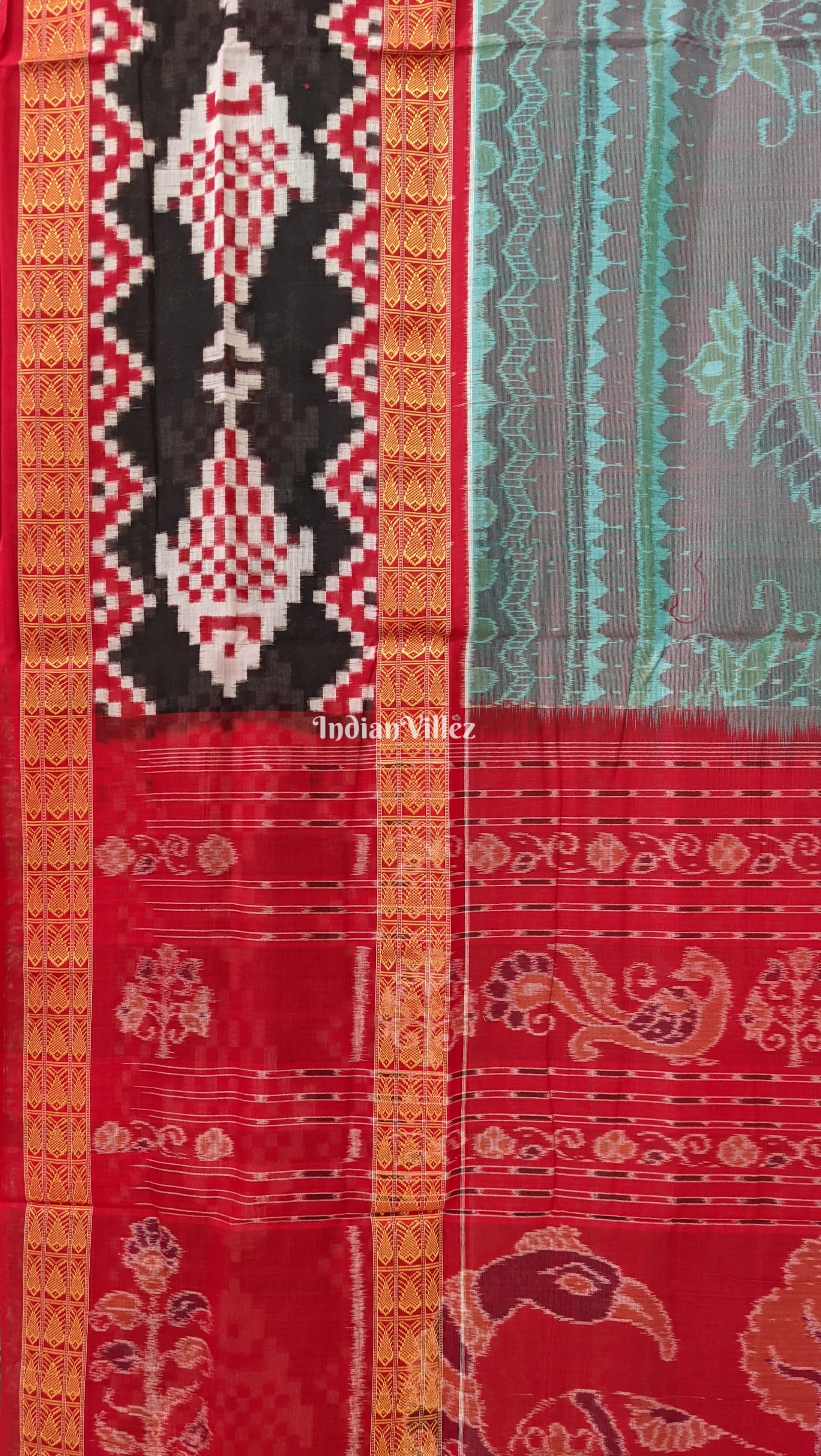 Multi Color Exclusive Pure Sambalpuri Ikat Cotton Saree