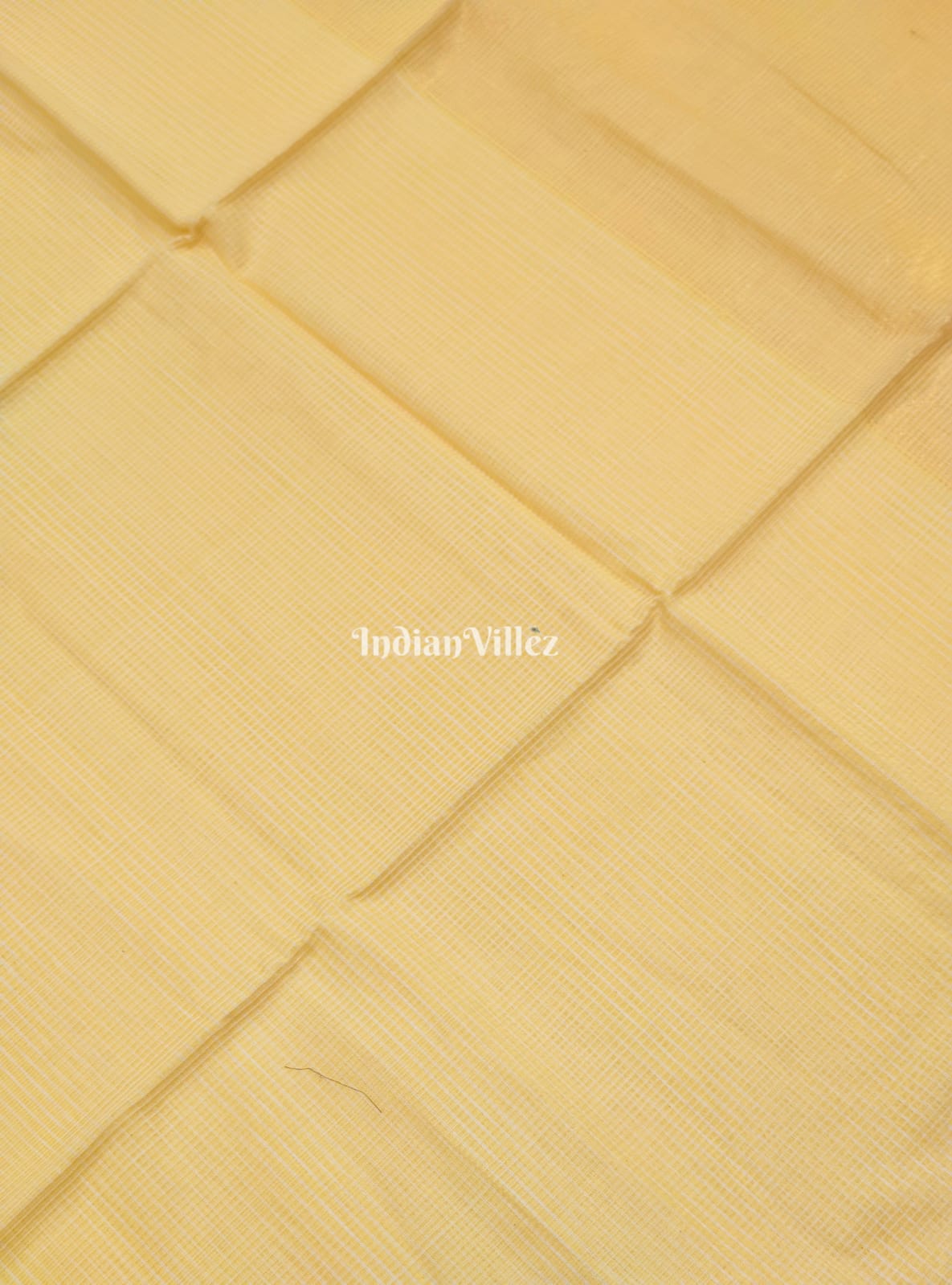 Yellow Maheshwari Handloom Cotton*Silk Saree