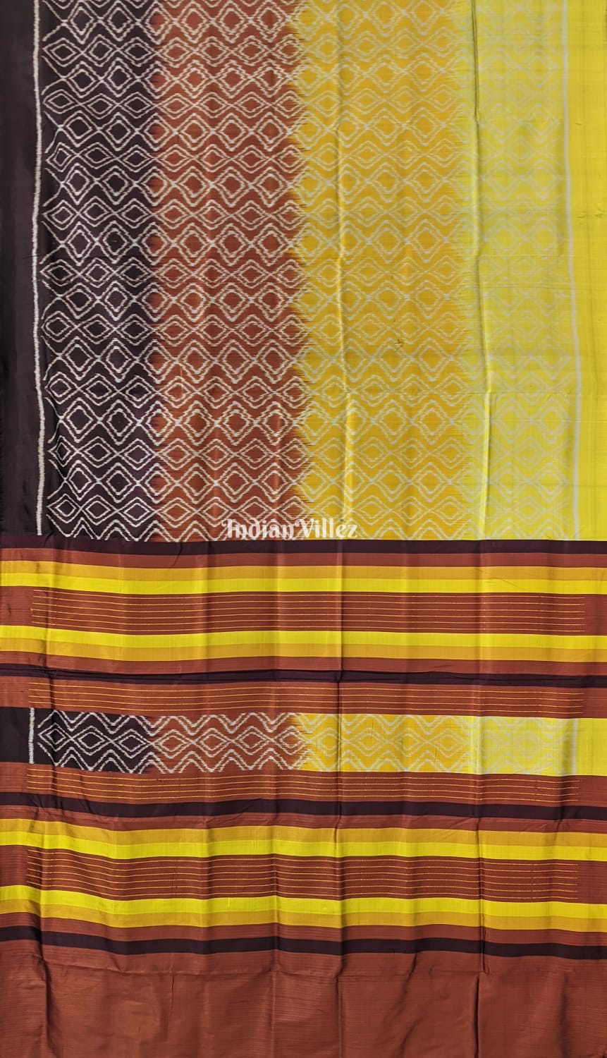 Multicolored Odisha Ikat Contemporary Silk Saree