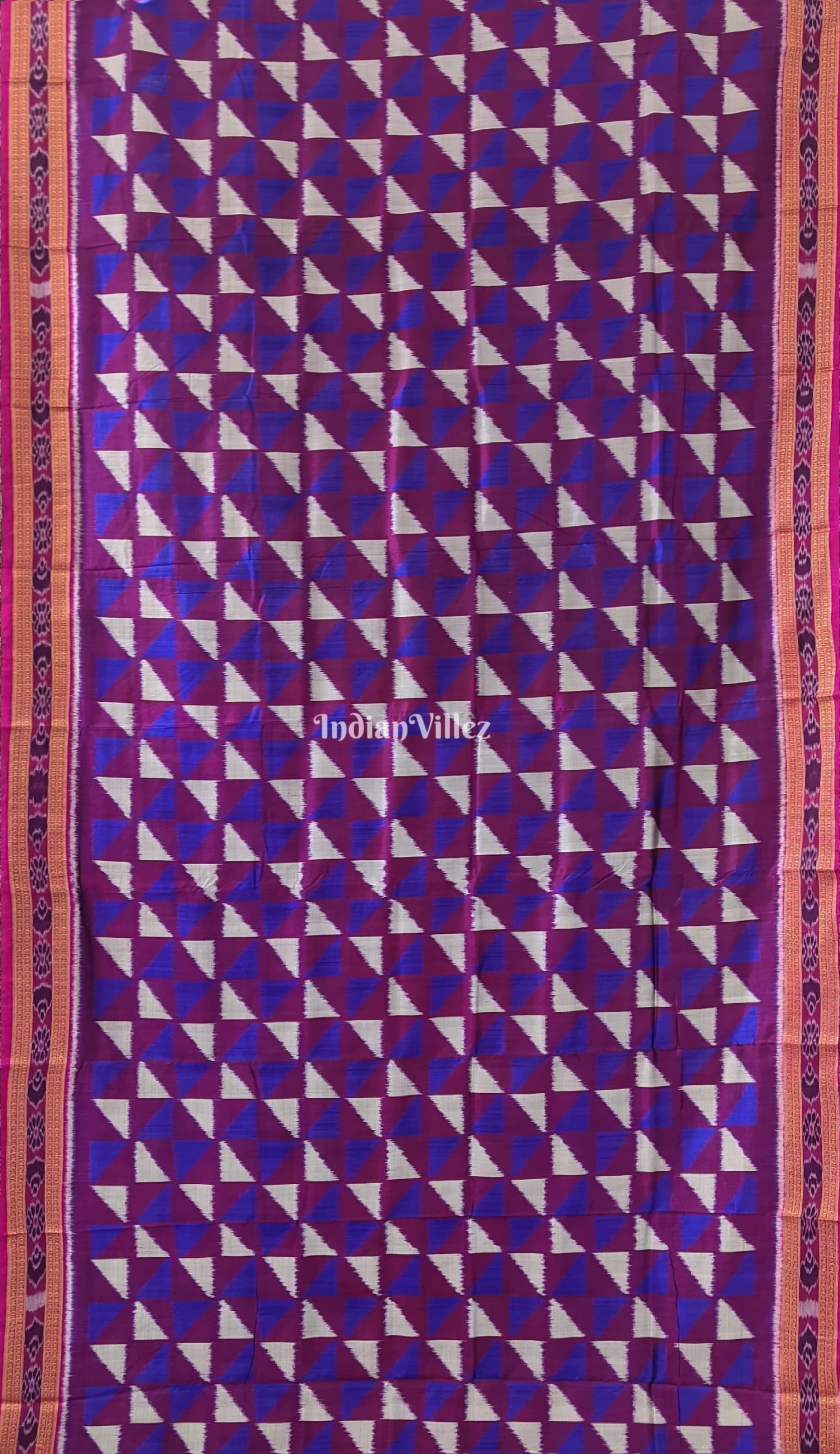 Multicolor Odisha Handloom Khandua Silk Saree