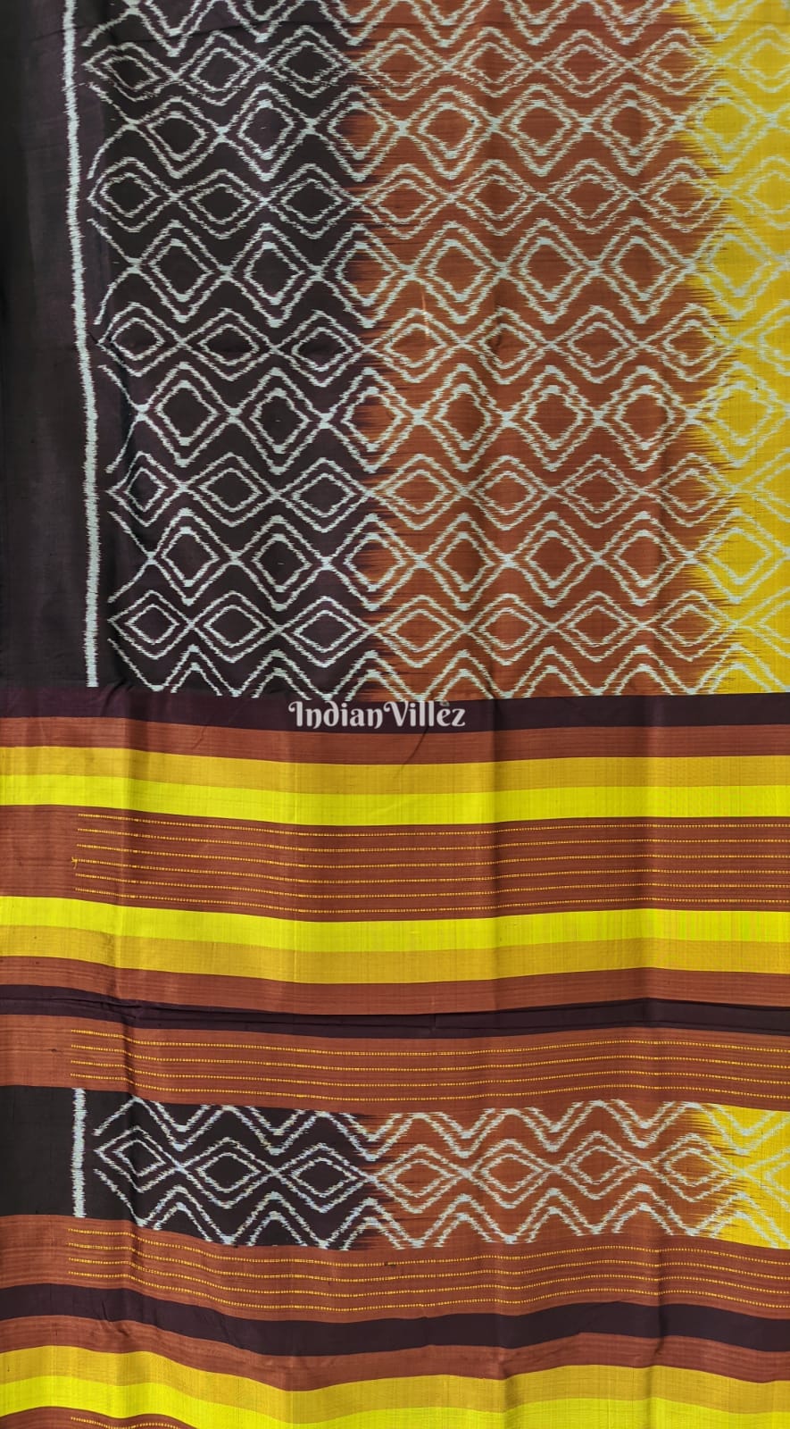 Multicolored Odisha Ikat Contemporary Silk Saree