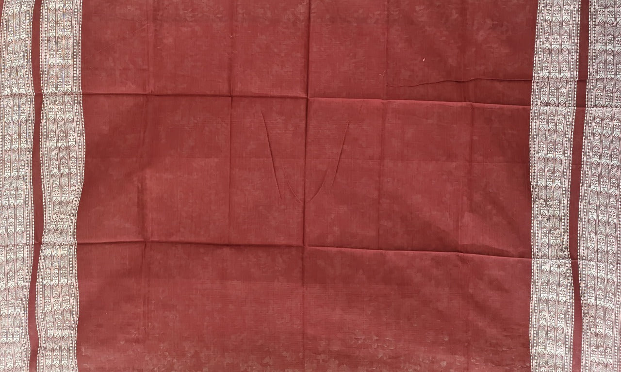 Multi Color Odisha Sambalpuri Pure Cotton  Pasapali Saree
