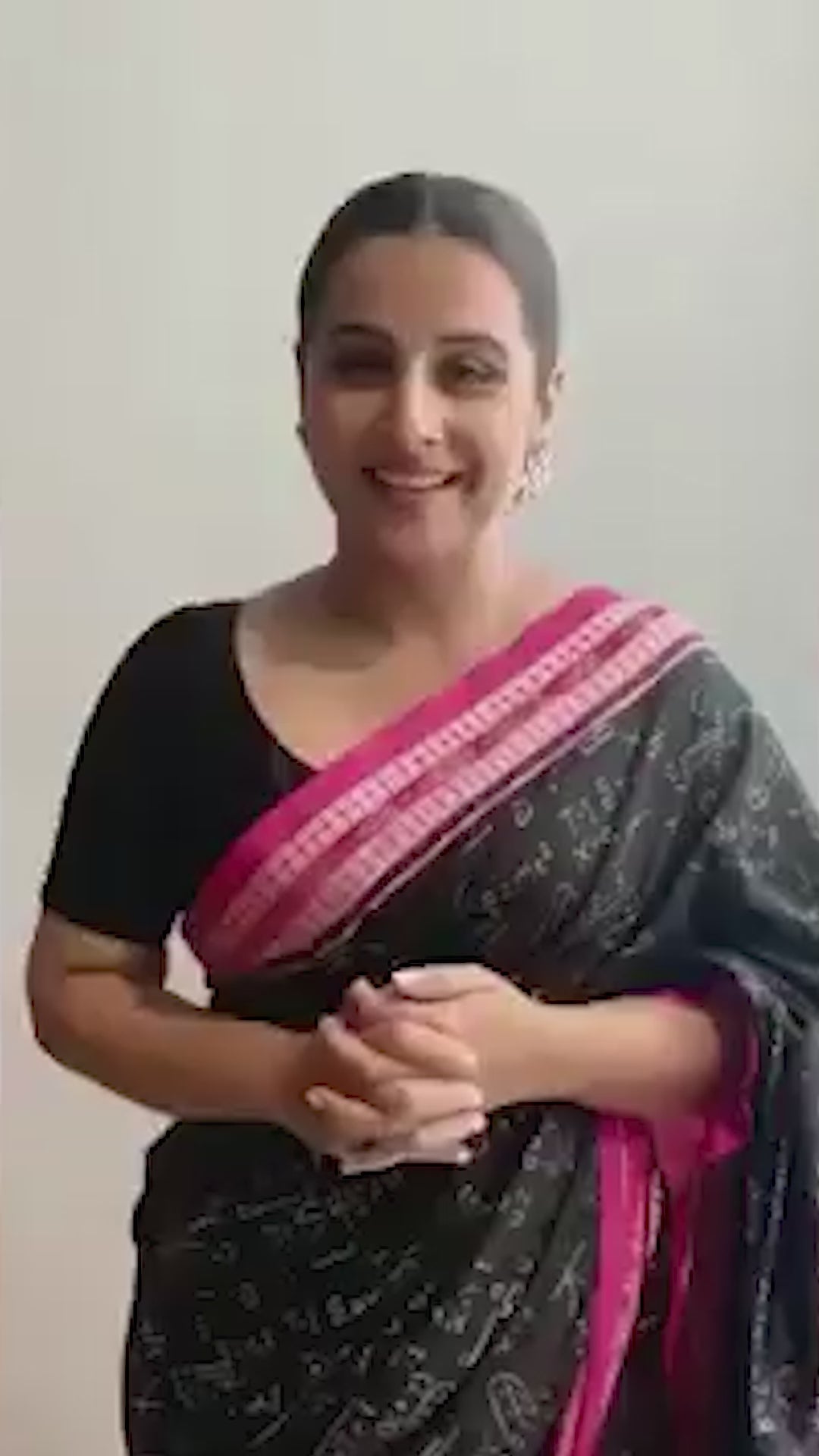 Vidya Balan Mathematics Theme Sambalpuri Silk Saree