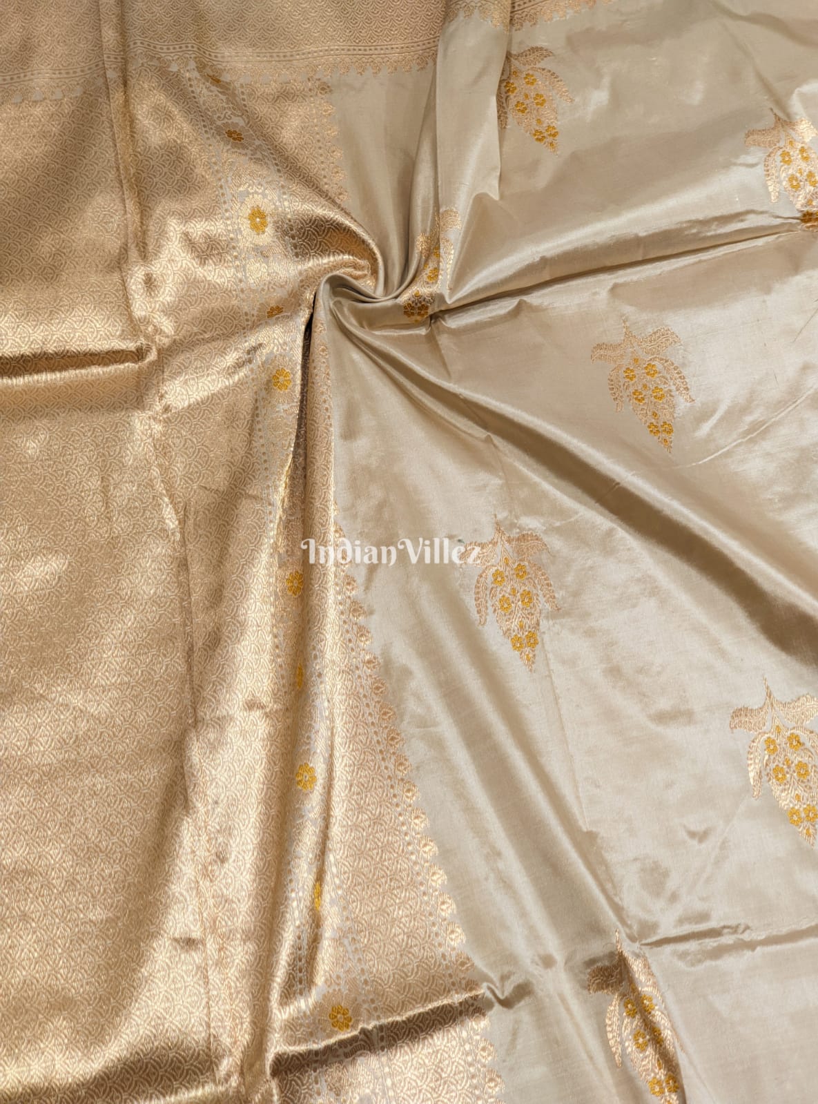 Chandan Pure Banarasi Katan Silk Saree