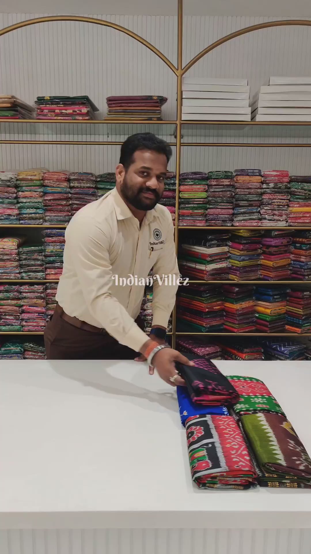 Black Pink Tribal Theme Odisha Ikat Khandua Silk Saree