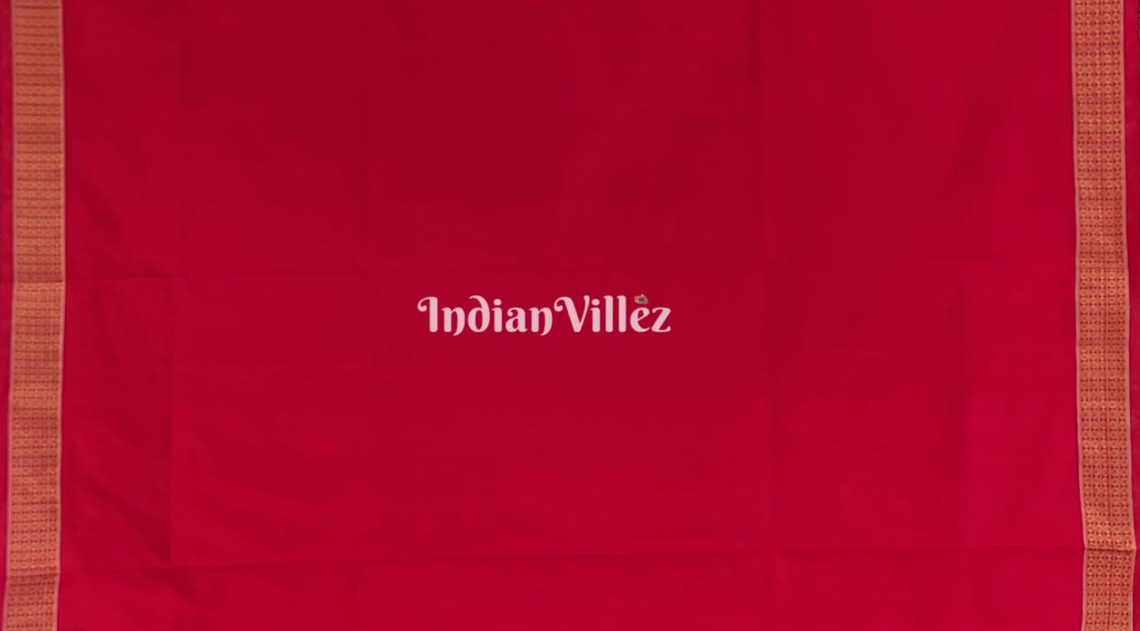 Red Exclusive Sambalpuri Ikat Silk Saree