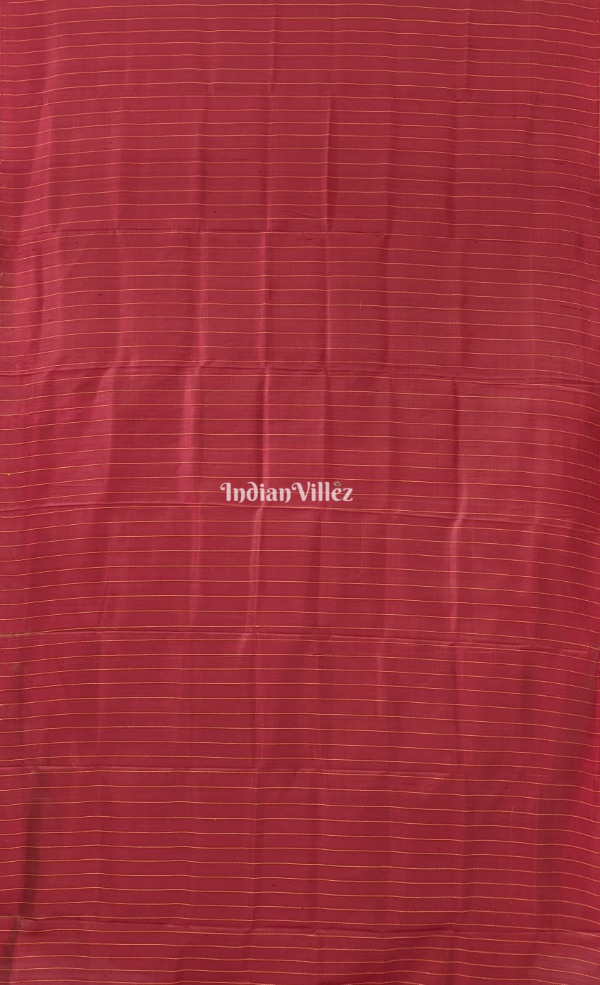 Maroon Odisha Ikat Contemporary Silk Saree