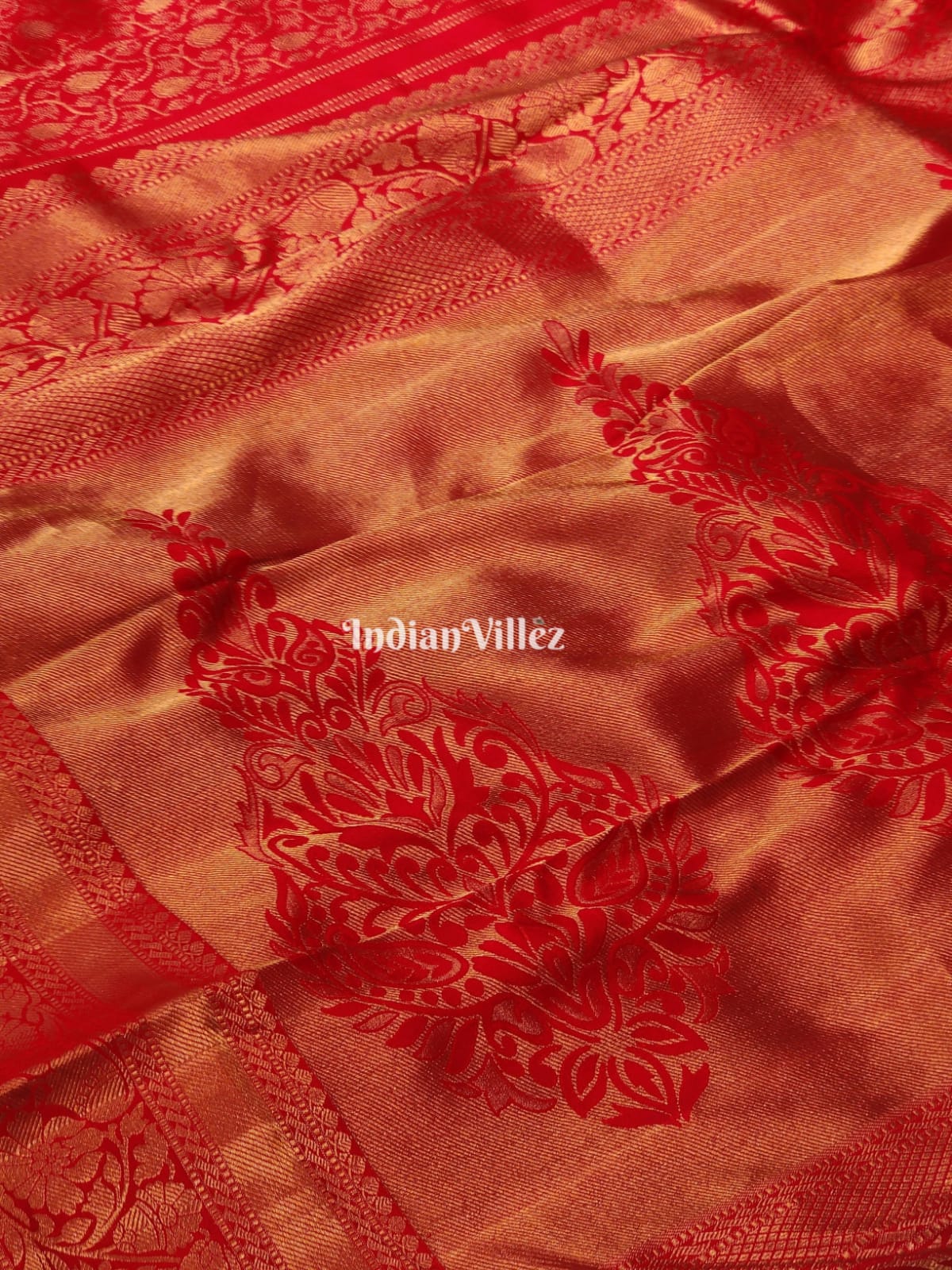 Red Kanchipuram Silk Saree