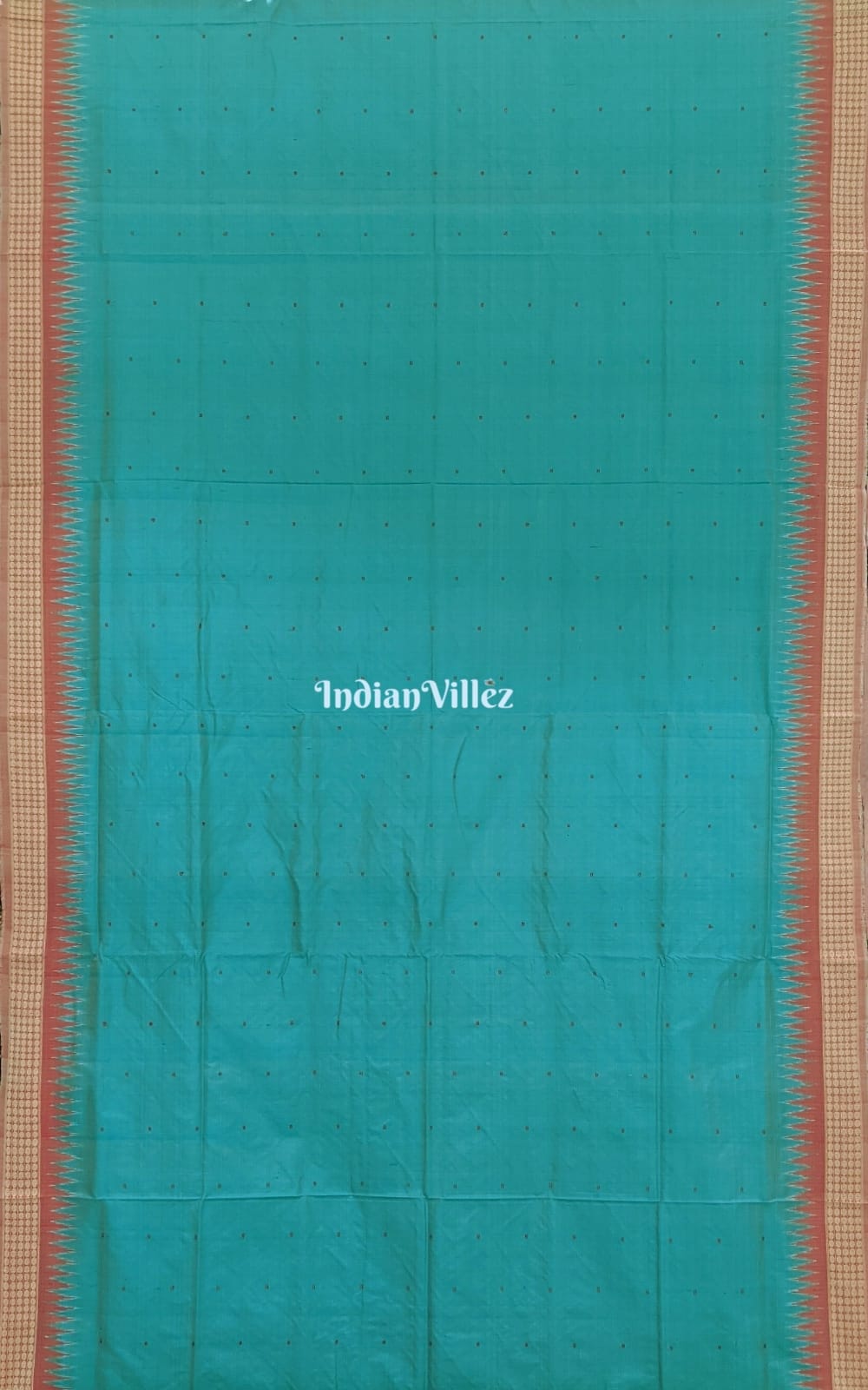 Sky Blue Bomkai Sambalpuri Silk Saree