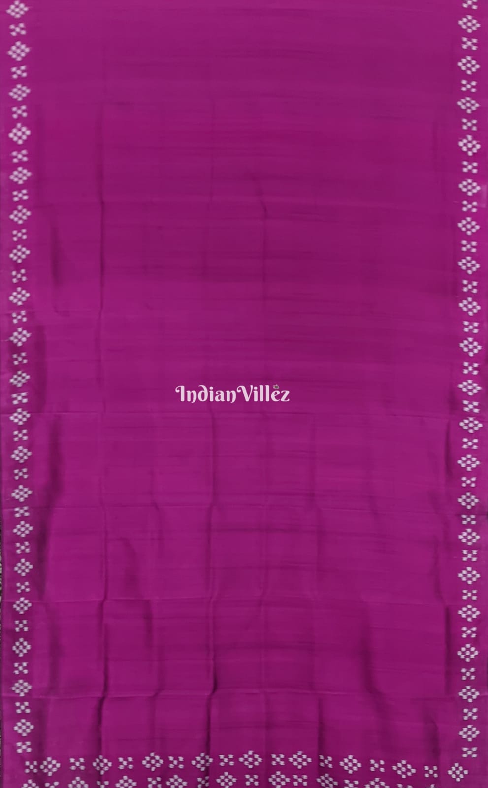 Magenta Odisha Ikat Pasapali Khandua Silk Saree