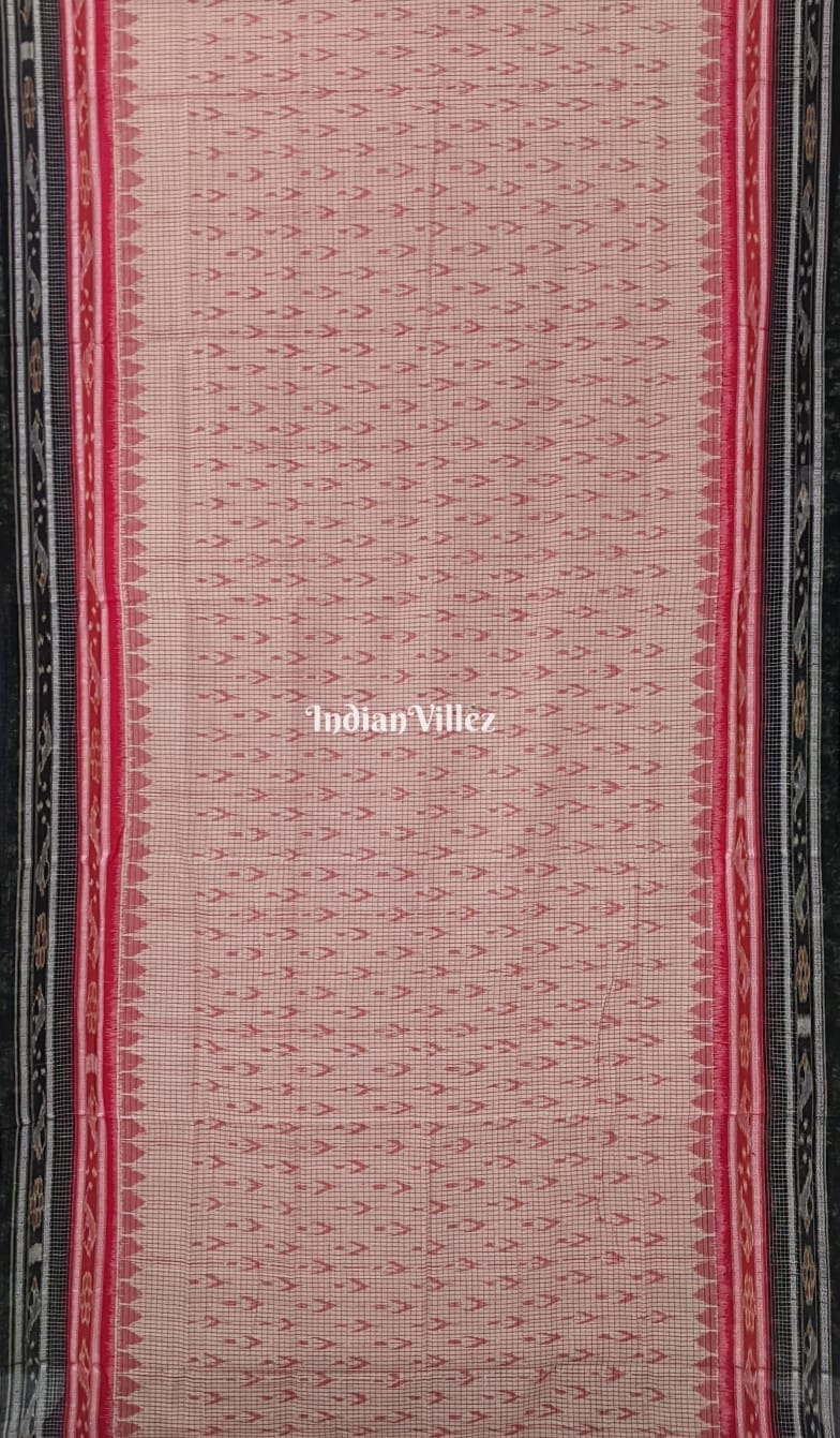 Sachipar and Mayurchandrika Sambalpuri Ikat Cotton Saree