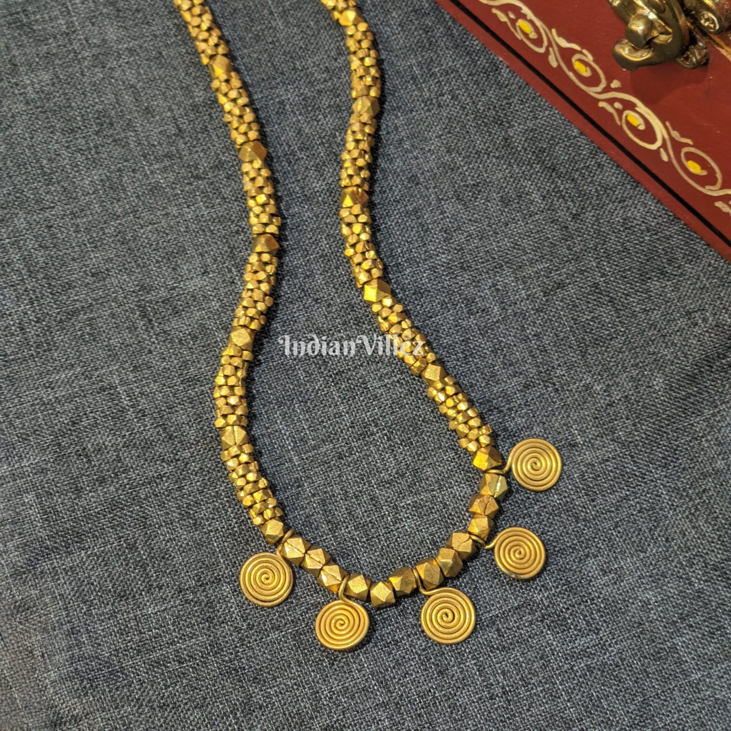 Pure Handmade Dhokra Tribal Necklace