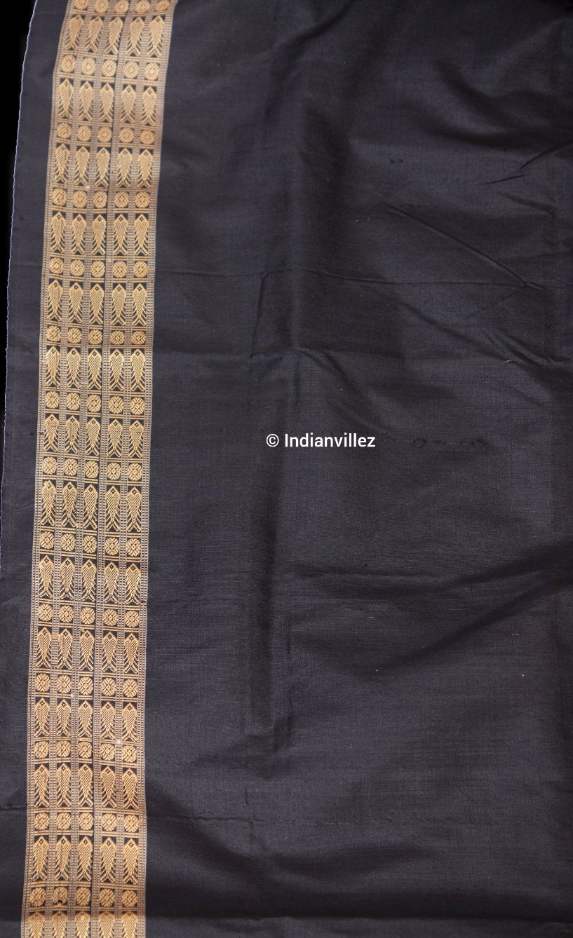 Tree of life Sambalpuri Ikat Handloom Silk saree - IndianVillez