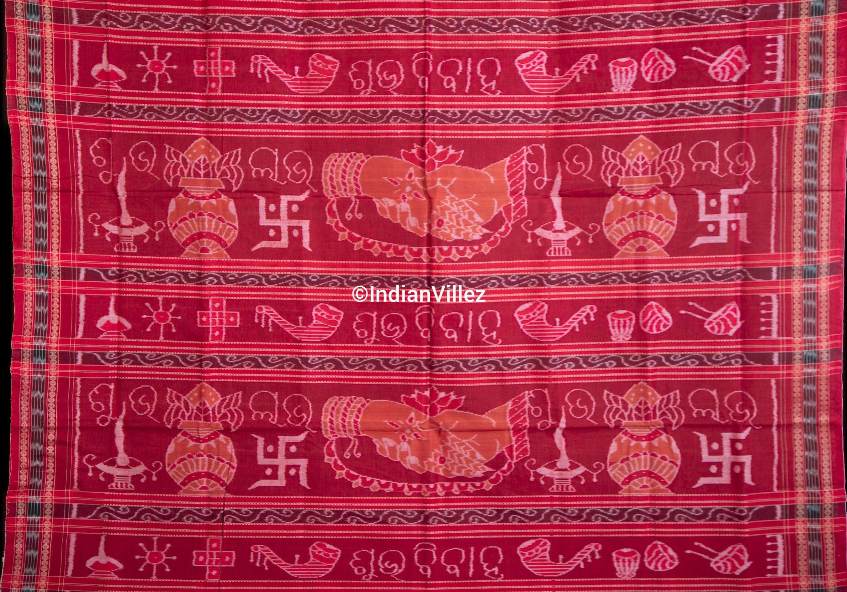 Subhavivah Sambalpuri Ikat Saree