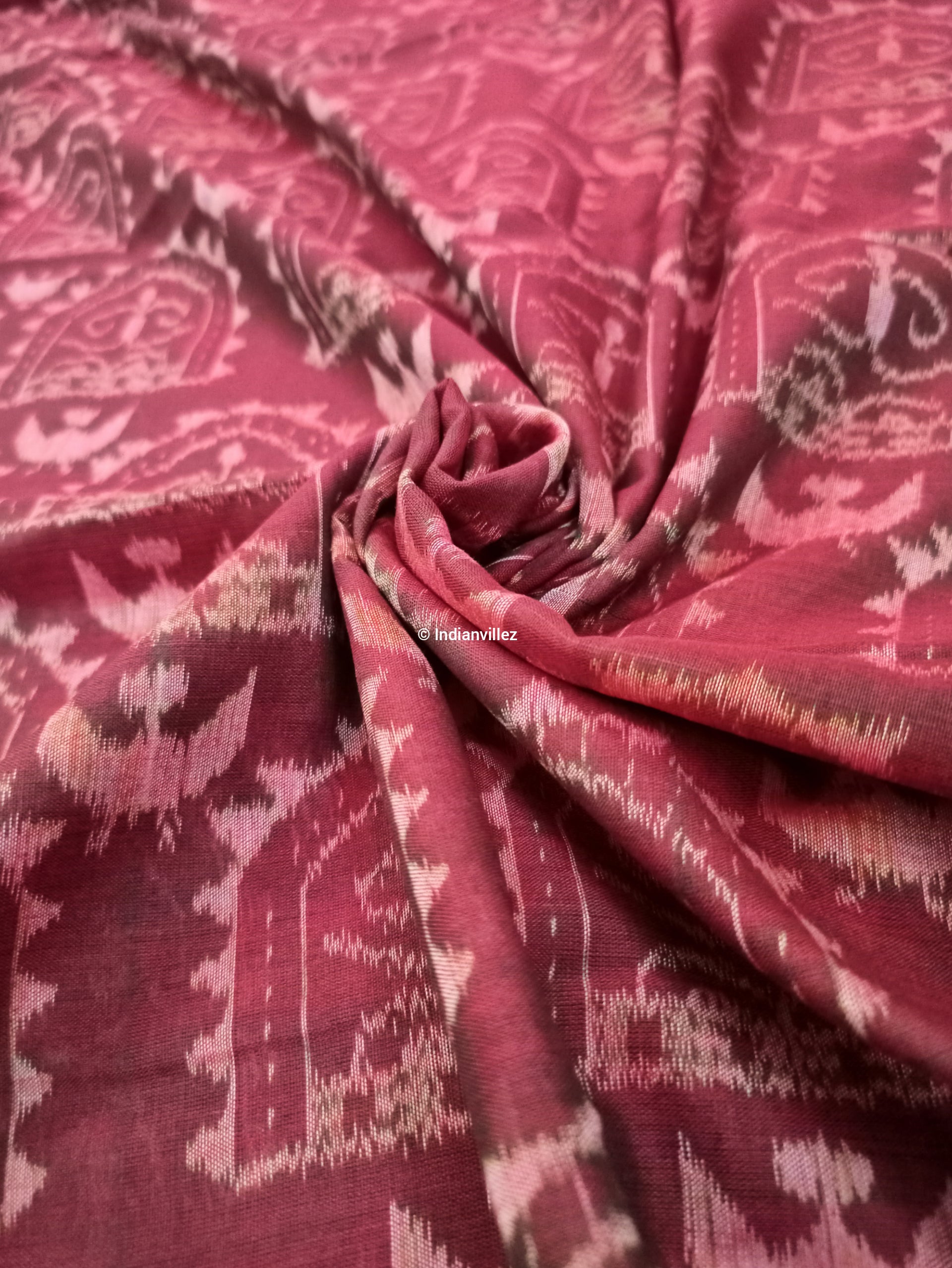 Dual Tone Sambalpuri Ikat Fabric