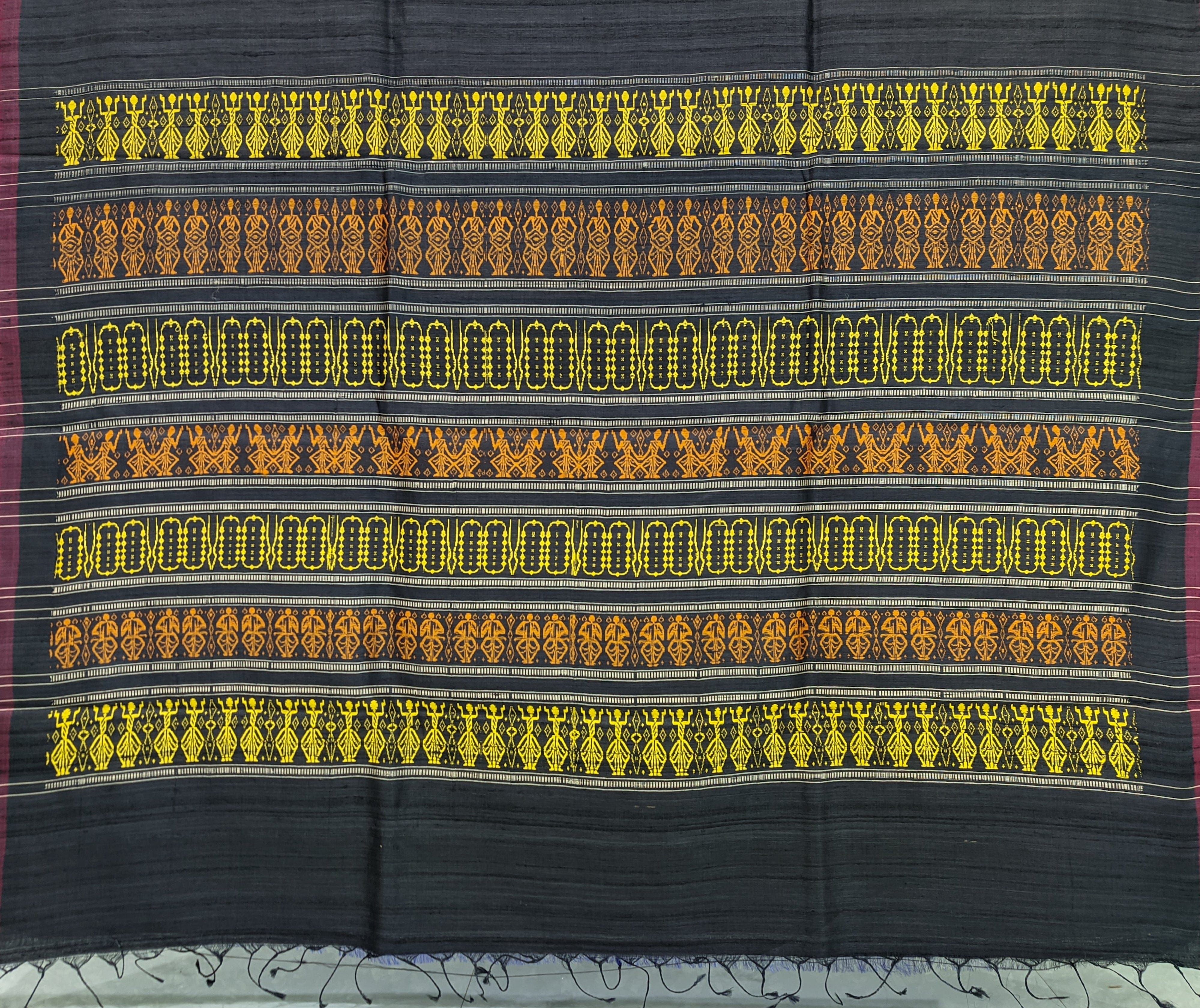 Tortilla Brown Odisha Handloom Gopalpur Tussar Saree