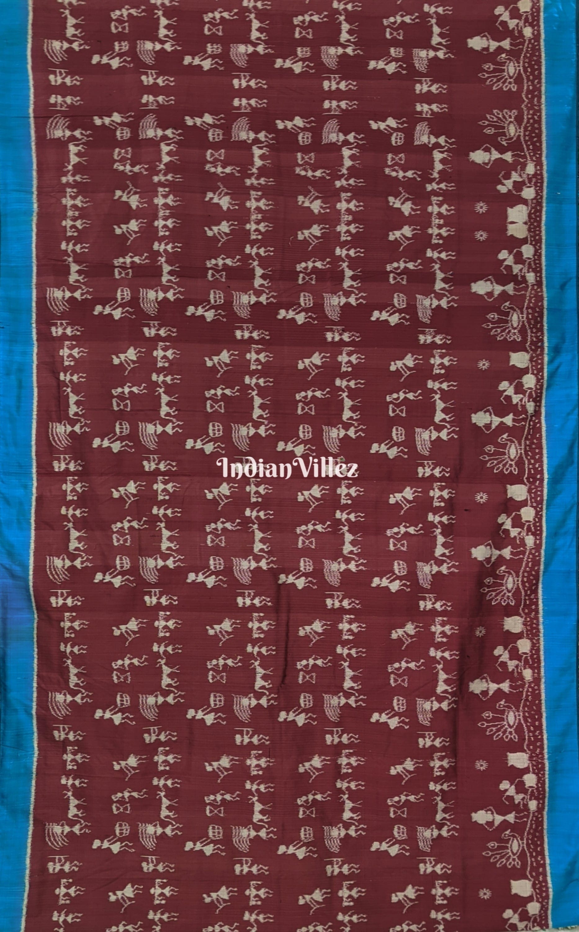 Grape Pink Tribal Odisha Handloom Contemporary Silk Saree