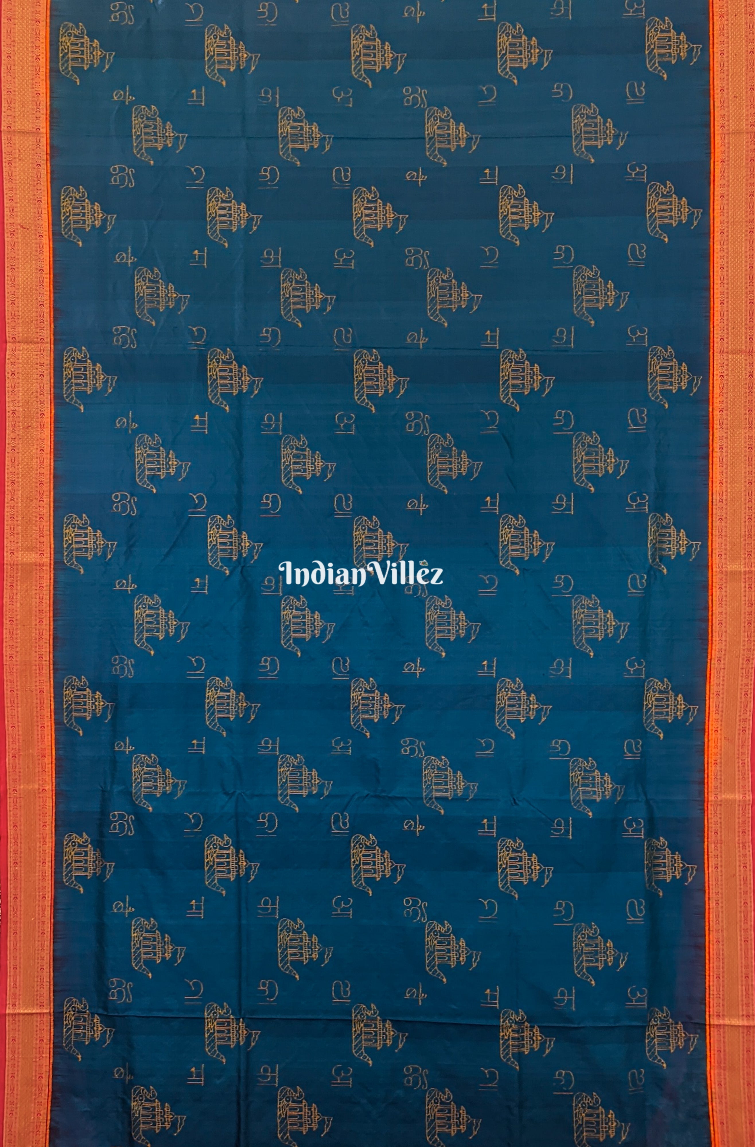 Blue Boita Odisha handloom Sambalpuri Ikat Silk saree