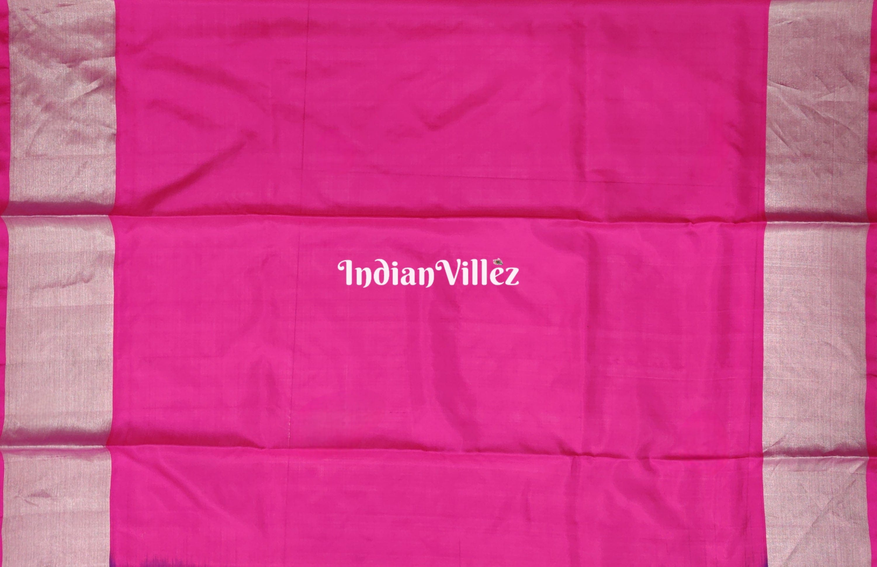 Carrot Pink Venkatagiri Silk Pattu Saree