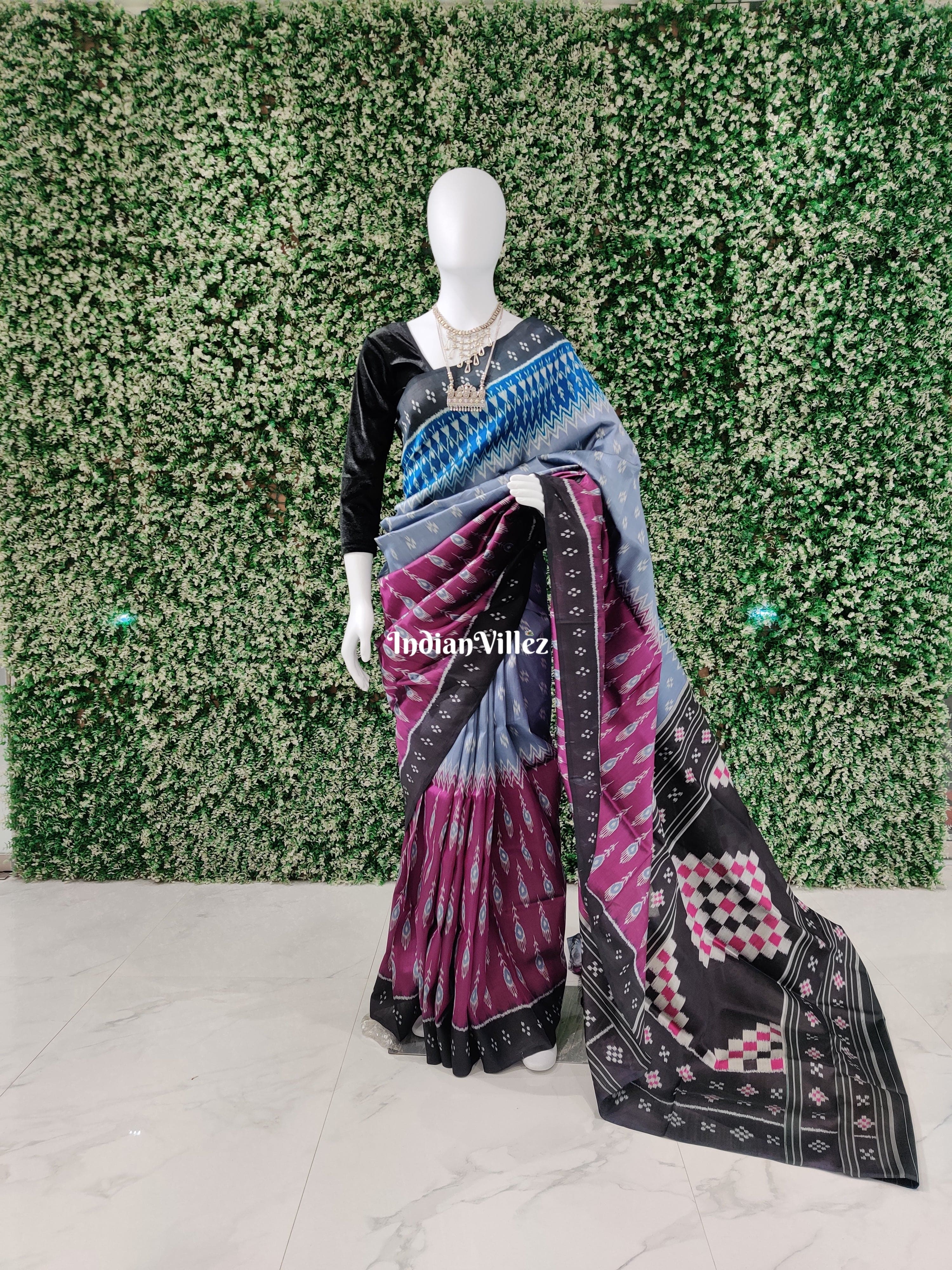 Mayurchandrika Pasapali contemporary Handloom silk saree