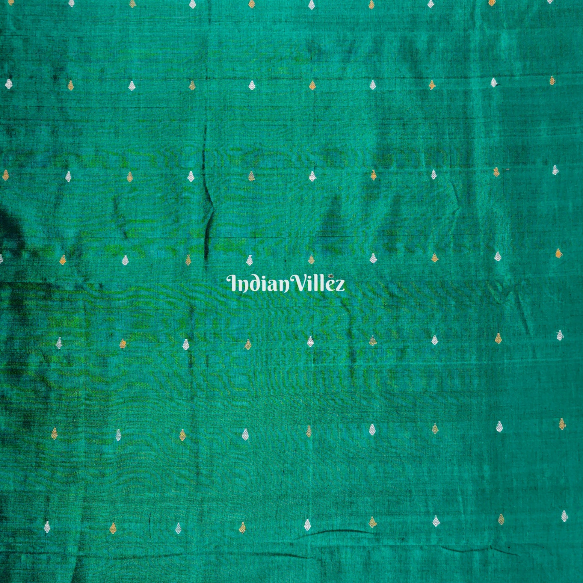 Blue Bomkai Silk*Cotton Handloom Fabric