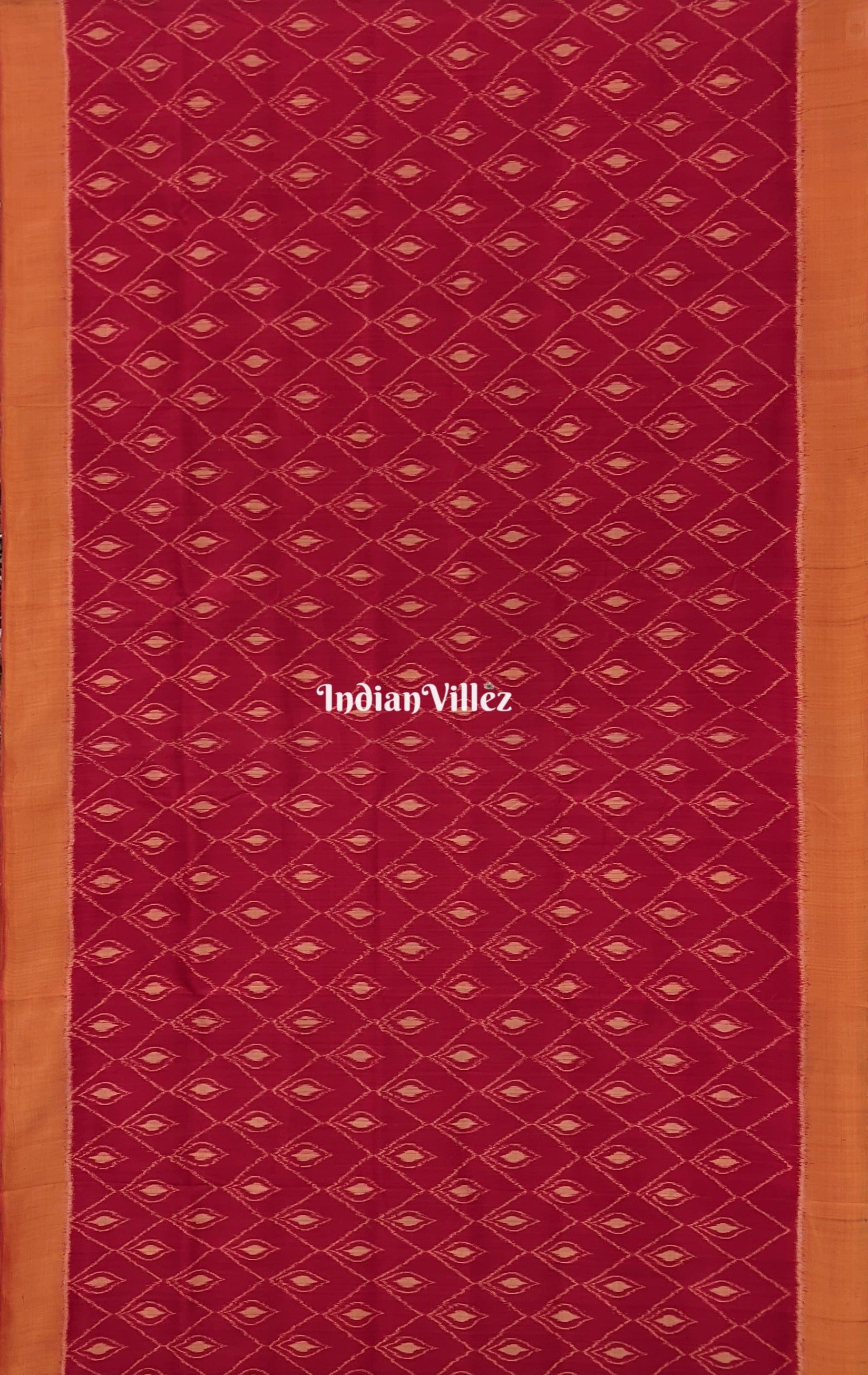 Red Odisha Handloom Contemporary Silk Saree