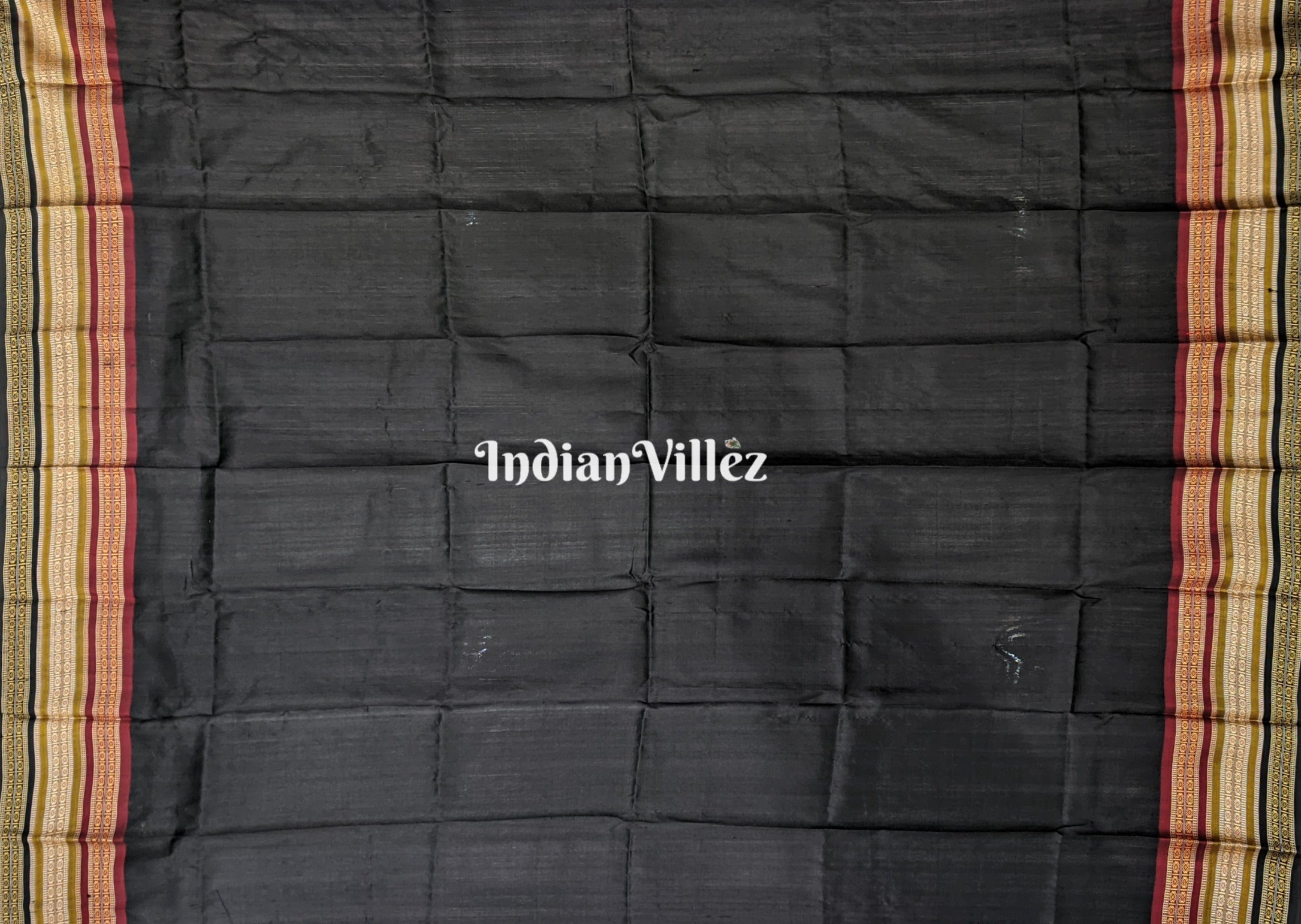 Violet Blue Kathiphera Ikat Odisha Handloom Khandua Silk Saree