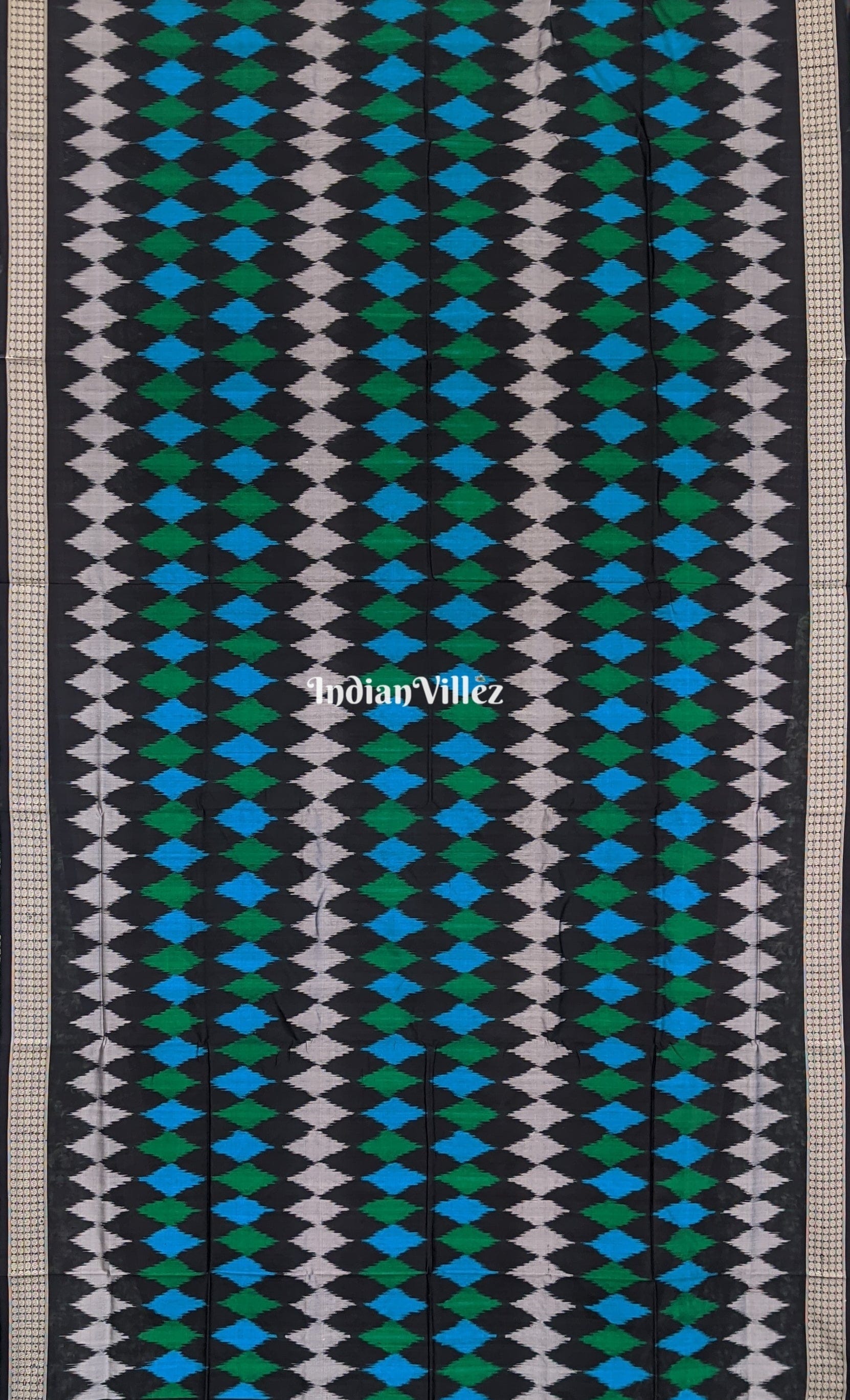 Multicolored Odisha Handloom Bomkai Silk Saree