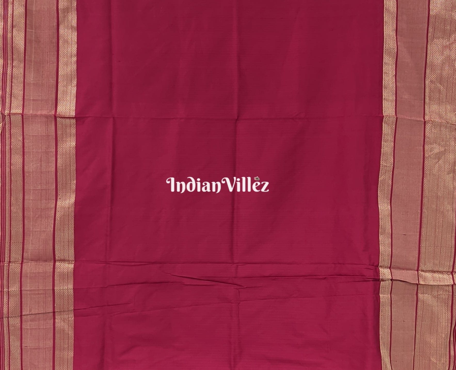 Orange Marron Silk Handloom Pochampally Ikat Saree