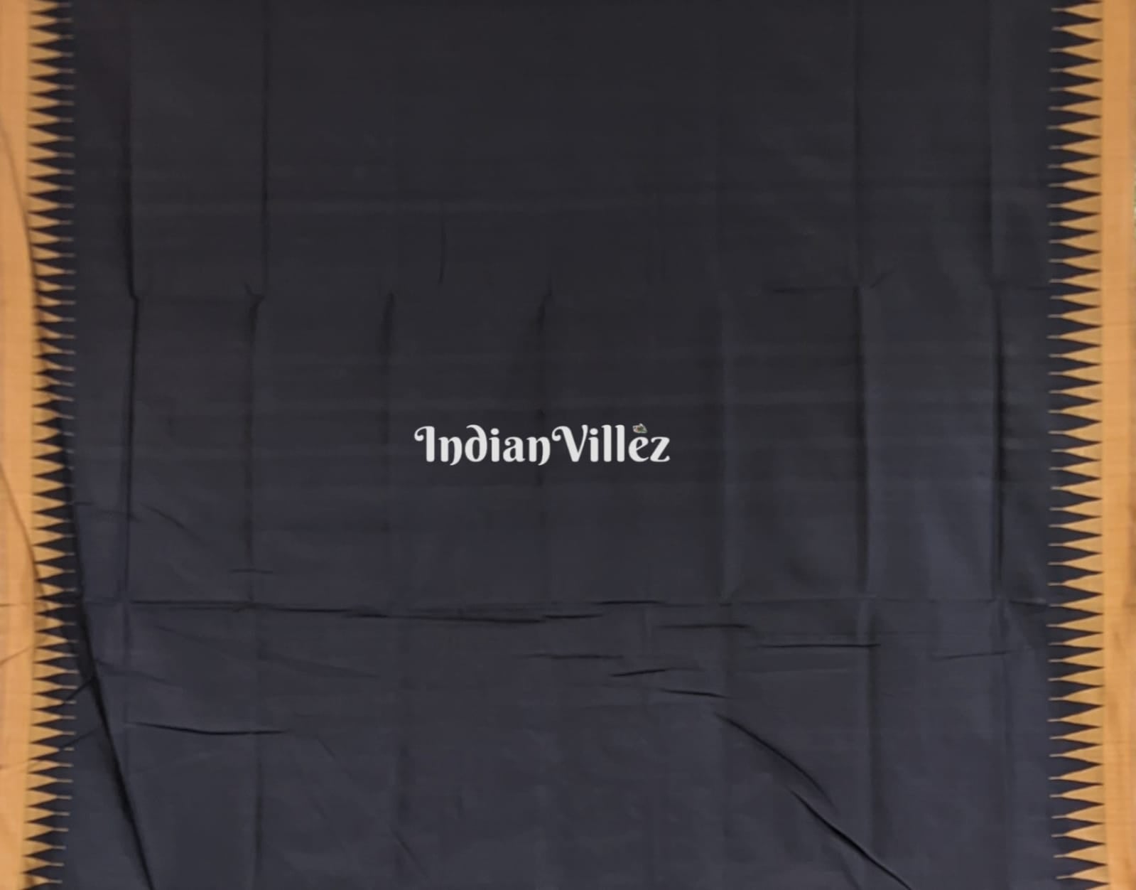 Black Golden Odisha Handloom Sambalpuri Ikat Silk Saree