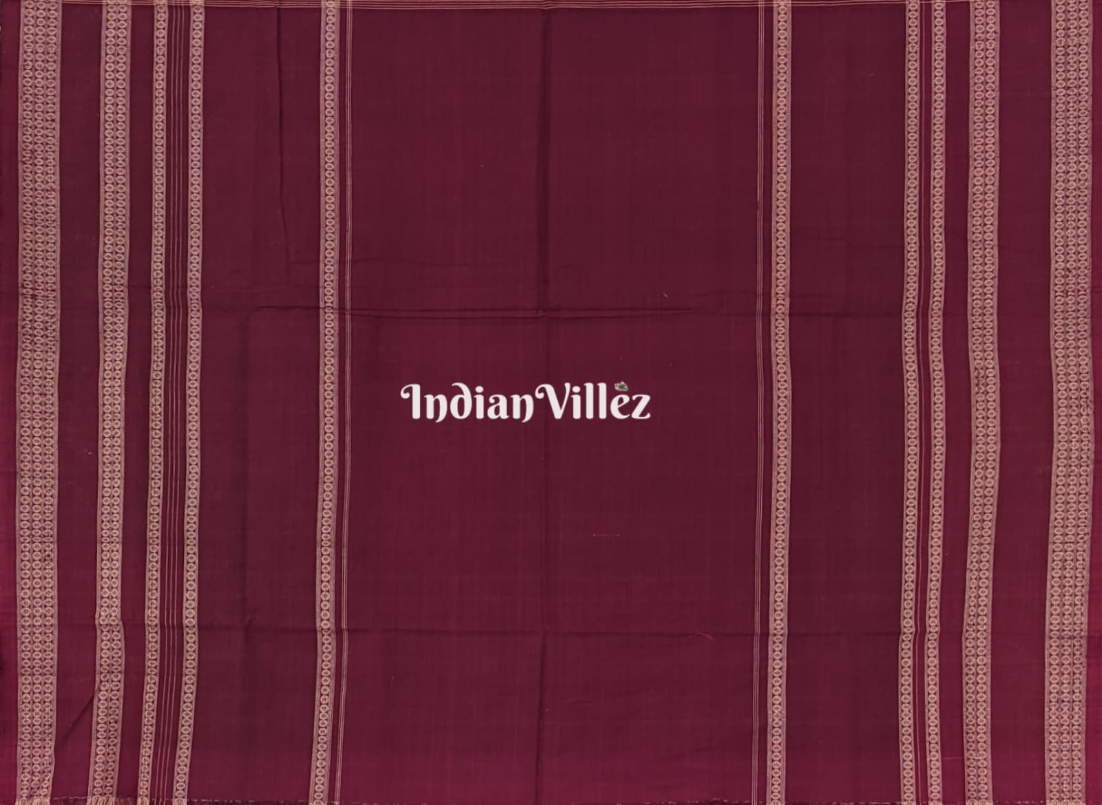 Exclusive Black Maroon Odisha Ikat Sambalpuri Cotton Saree