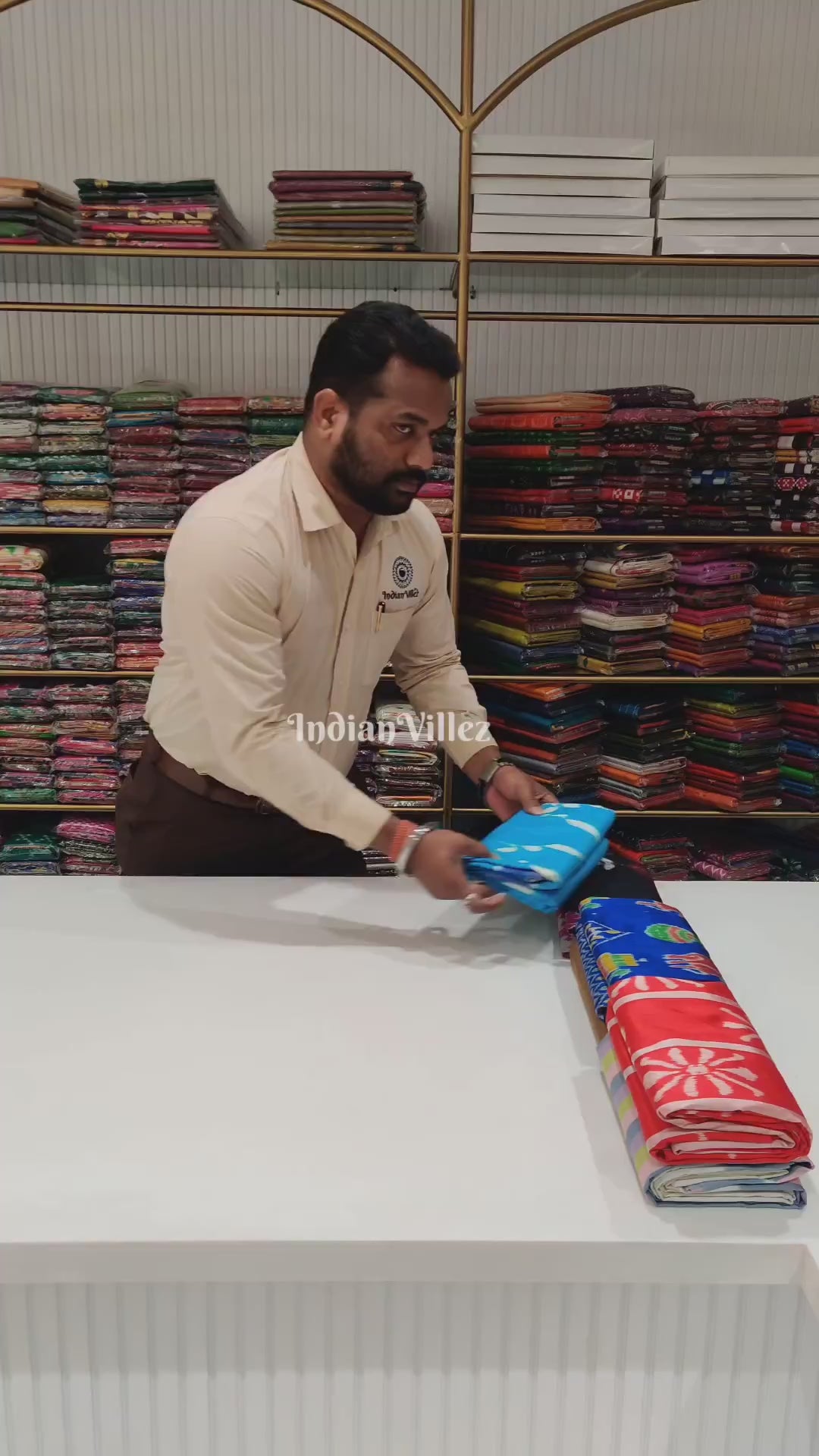 Sky Blue Bird Flower Design Odisha Ikat Contemporary Silk Saree