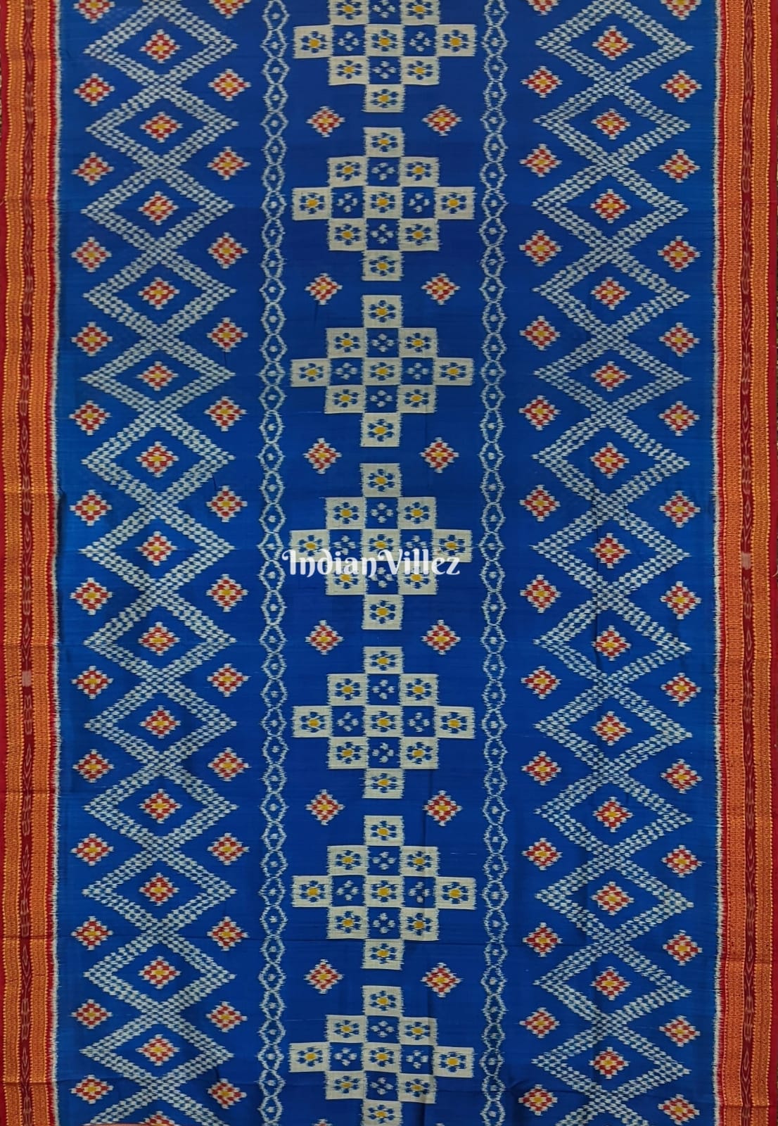 Blue Body Pasapali Tarabali Khandua Silk Saree