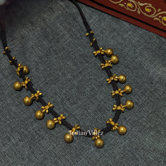 Pure Handmade Tribal Dhokra Necklace